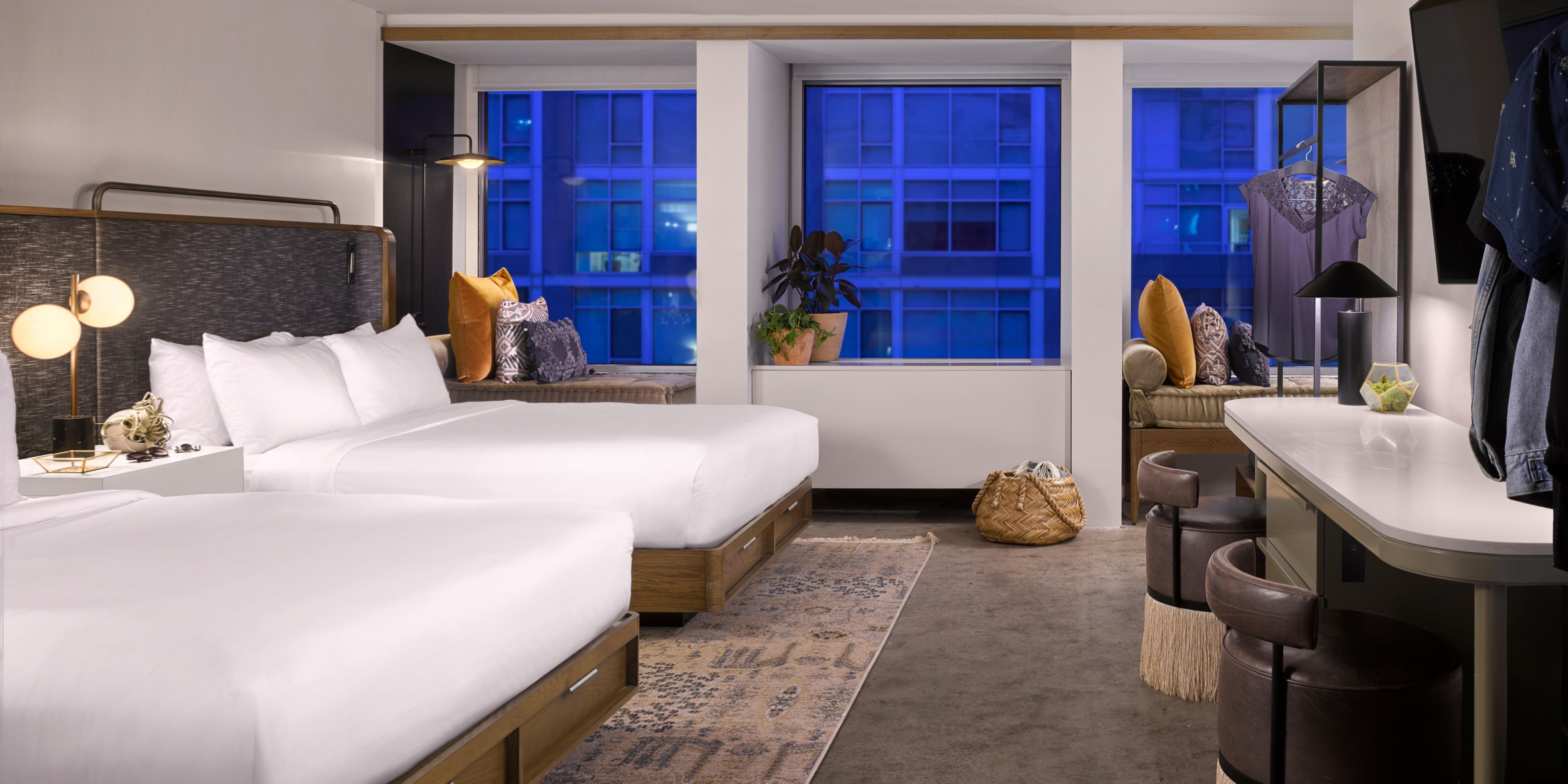 Unwind in your room while you watch your favorite TV show.