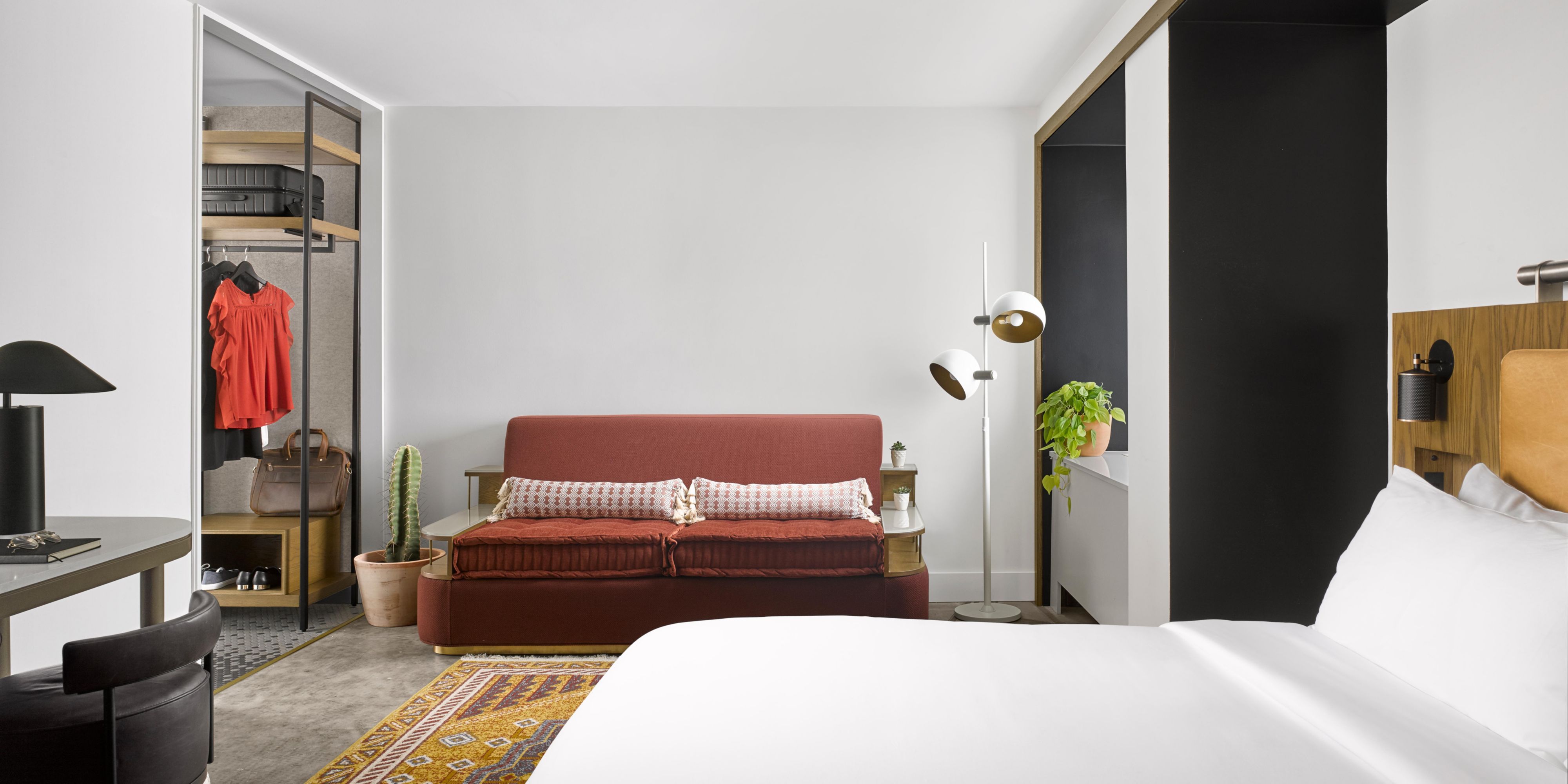 Book a premium room with sofa on your next trip to DC.