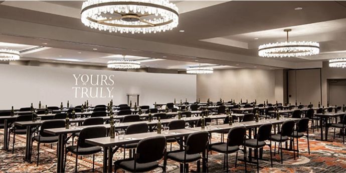 Our ballroom is perfect for your next large event or reception