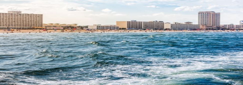 View of Virgina Beach from the water