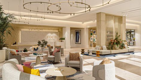 Lobby at voco Sharjah