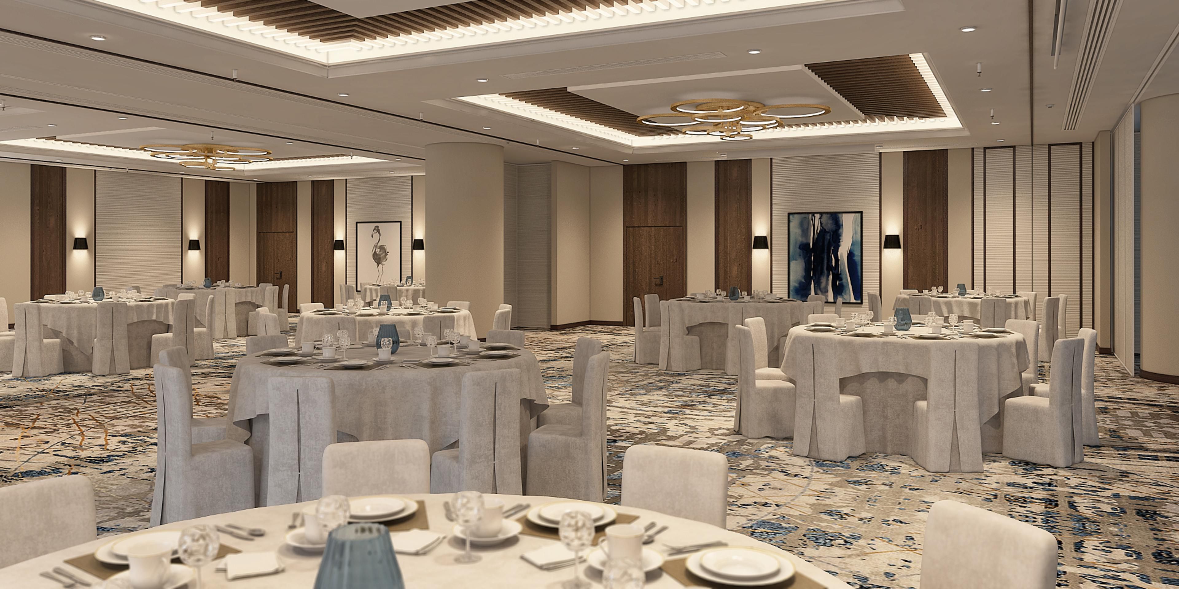 Make sure your wedding is an unforgettable occasion by choosing our Sultana Ballroom, which can host a lavish reception for more than 200 guests. WiFi connectivity is a convenient amenity for social media savvy guests, while the latest and the state-of-art technologies make for as more enjoyable wedding experience.