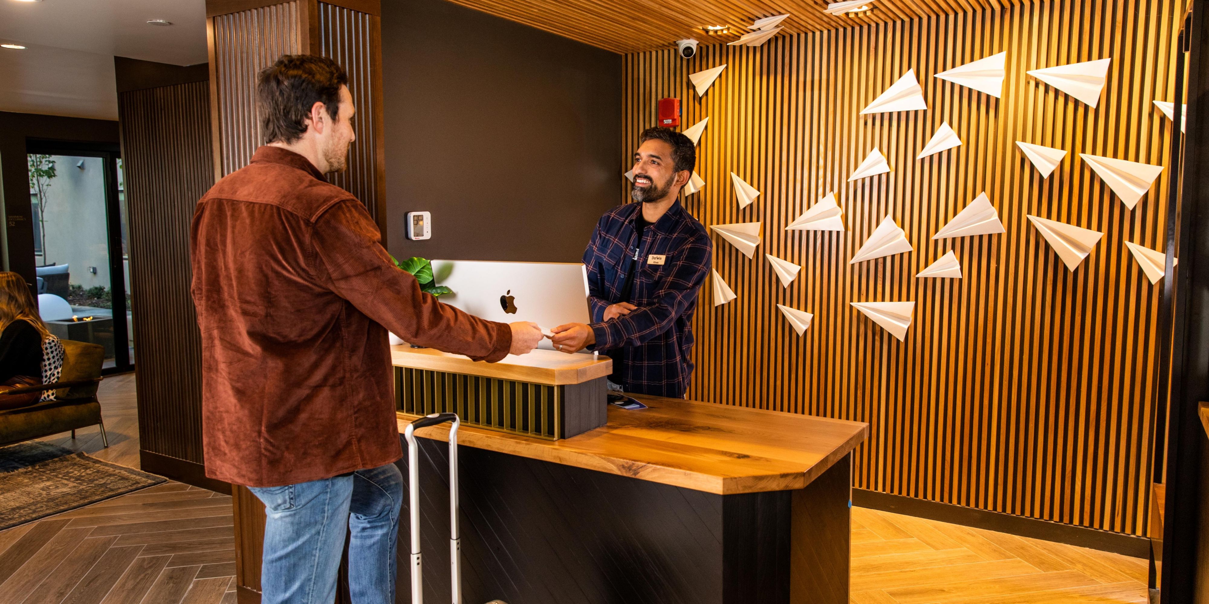 Guest checking in getting double rewards points