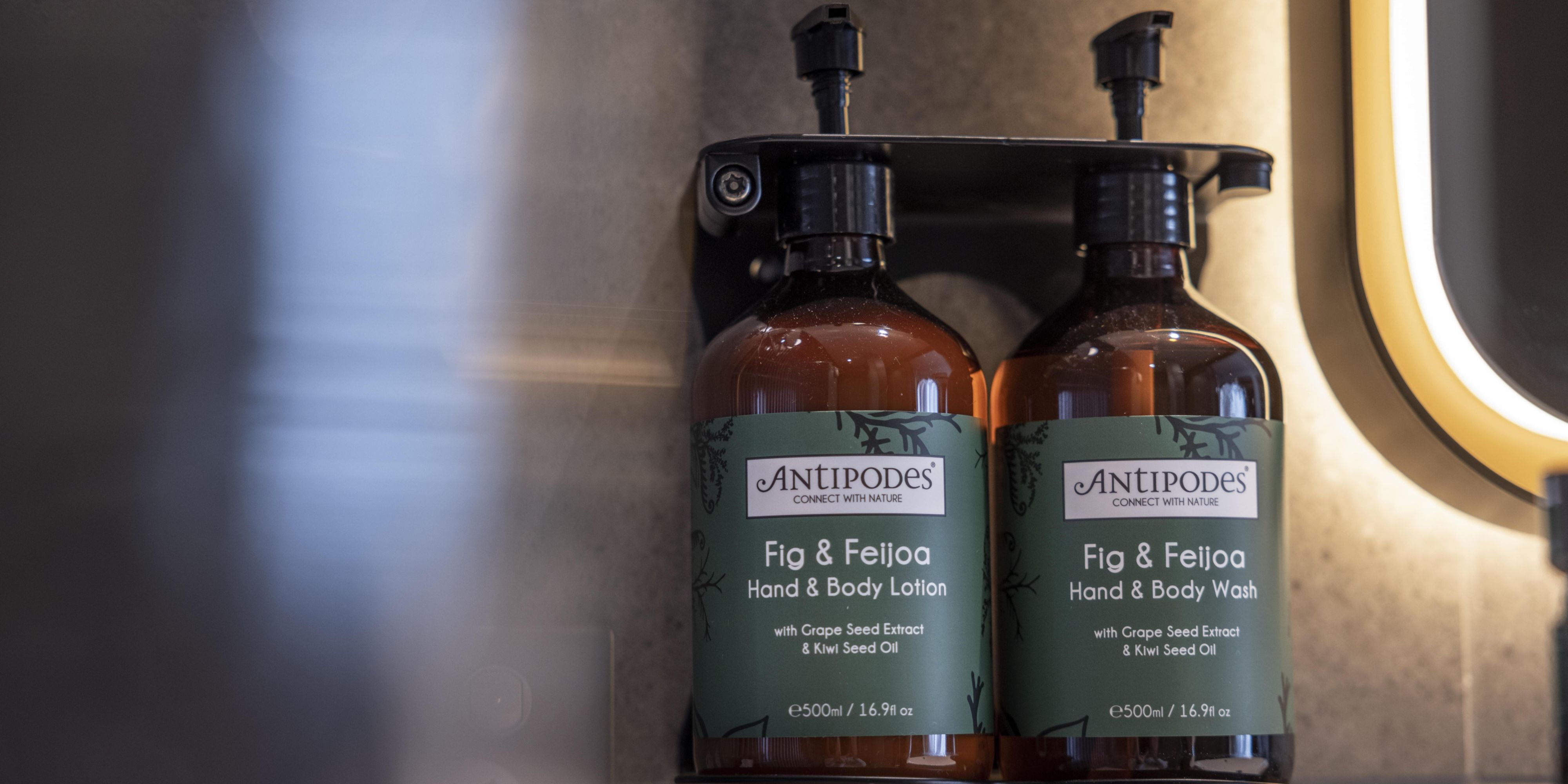 Every voco hotel is designed to reduce the impact on environment - and we are no different. In the bathrooms, we use a large, refillable green Antipodes amenities and a water-saving aerated shower head. The quilt filling in the bedrooms are made from 100% recycled materials. We also use compostable bags and biodegradable take-away cups and straws.