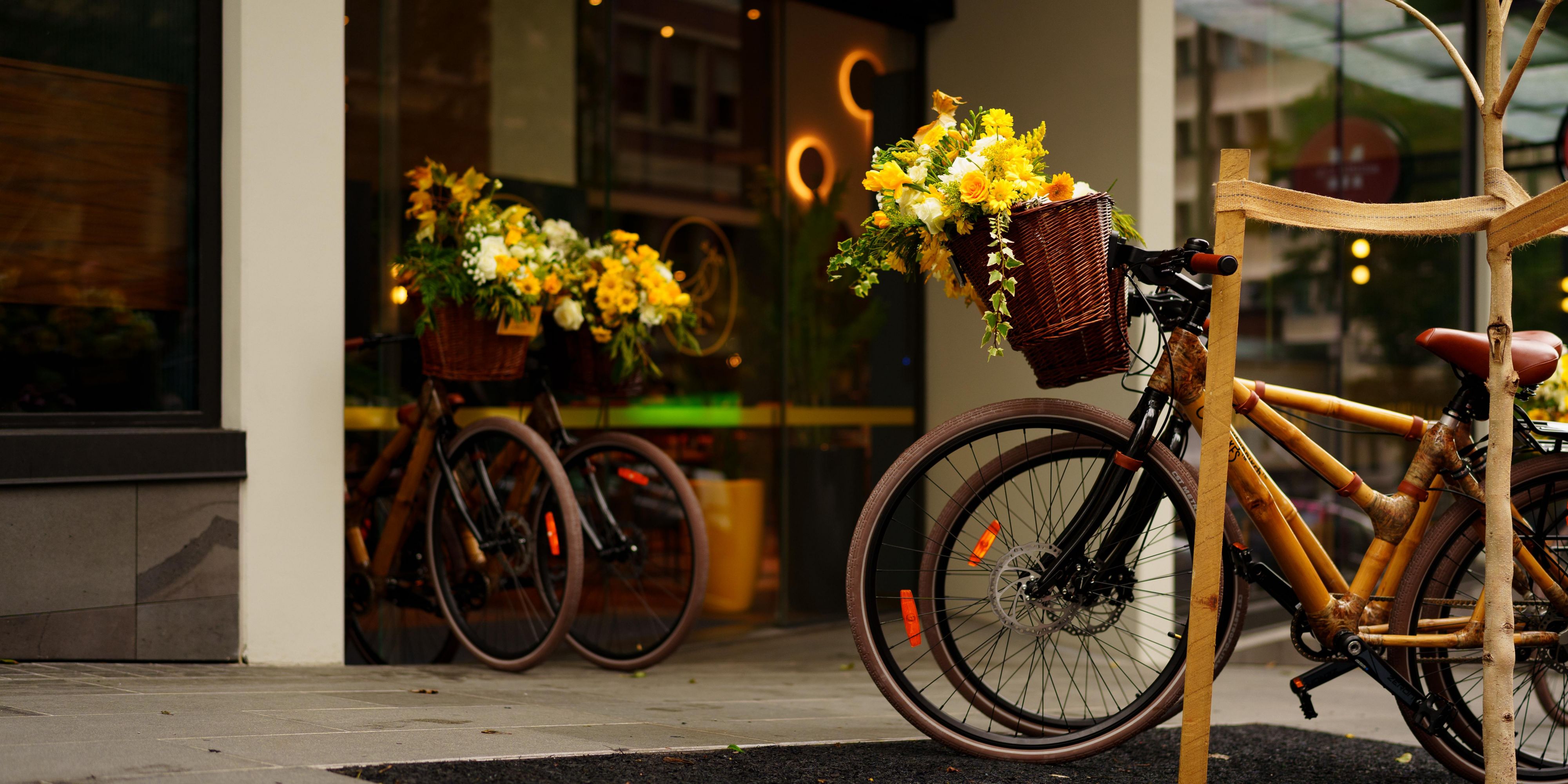 As part of voco™ sustainability initiatives through a partnership with Wyld Bikes, voco™ Auckland City Centre provides a fleet of handcrafted bamboo bicycles for guests to use free of charge, also a ‘Tread Lightly’ travel guide created with science communicator, environmentalist and model Laura Wells that shares tips for eco-conscious travellers.