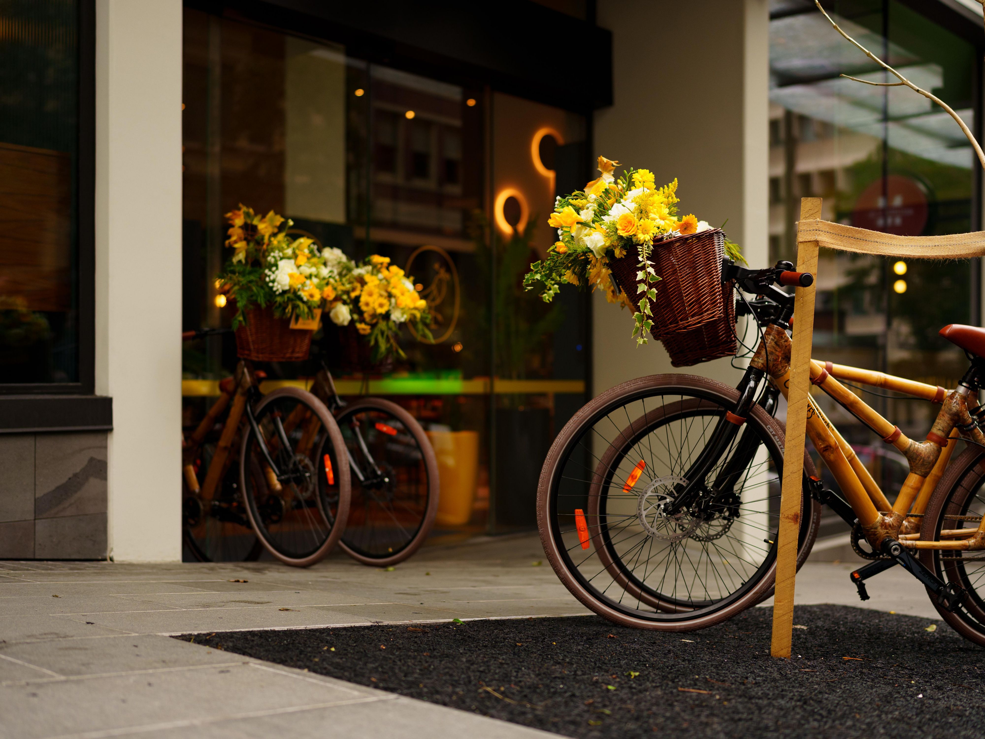 In partnership with Wyld Bikes, we offer handcrafted bamboo bicycles for guests to use free of charge, part of our commitment to thoughtful travel. Explore the city at your own pace with our ‘Tread Lightly’ guide, created with eco-advocate Laura Wells.
