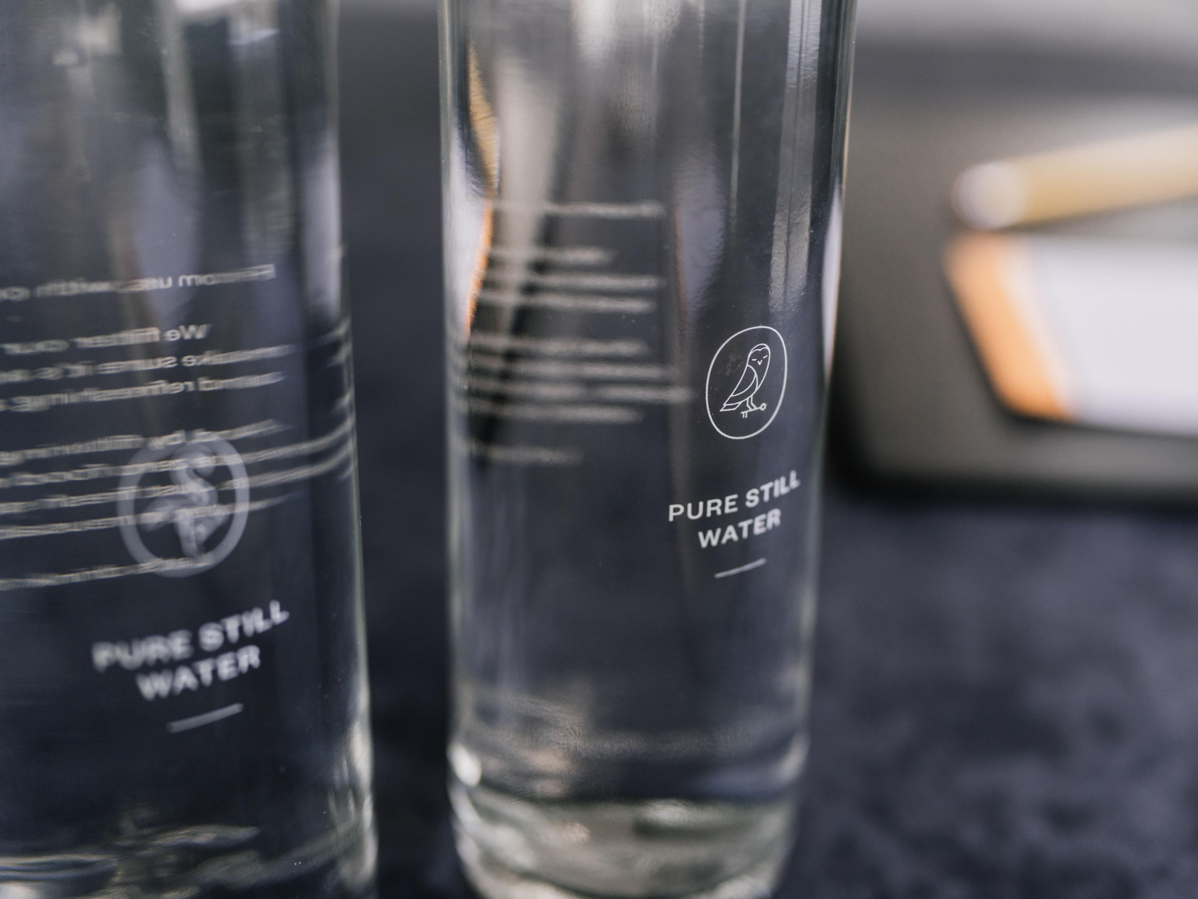 Bottles of water