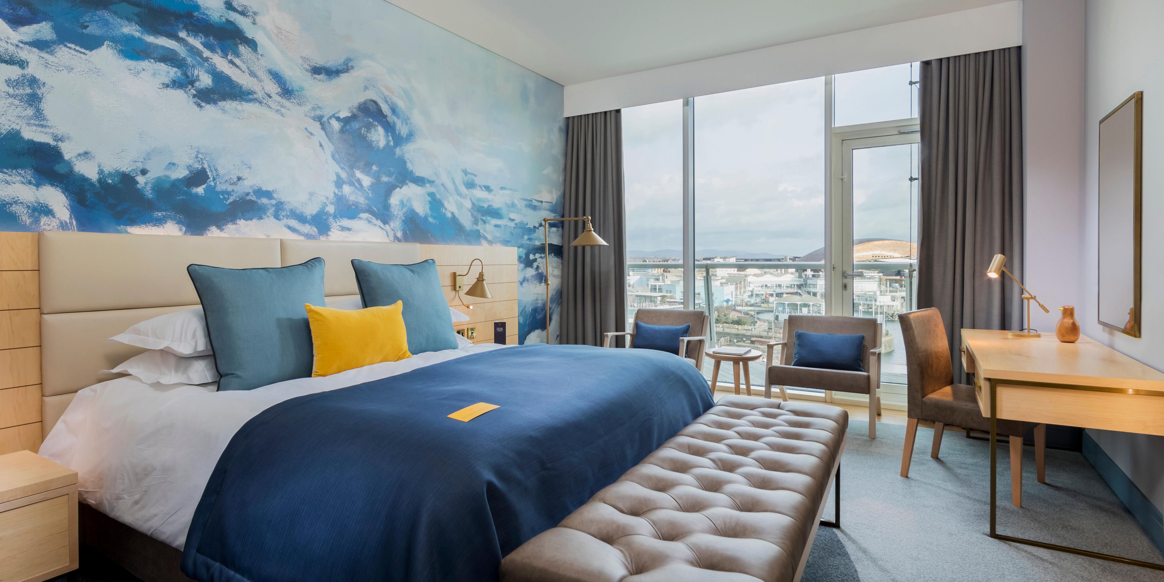 Everyone is invited to voco St. David's! Our family rooms are ideal for half-term getaways, offering spacious comfort for all. Thoughtfully designed with modern amenities and cosy beds, they provide a welcoming space perfect for families to unwind after a day of exploring.