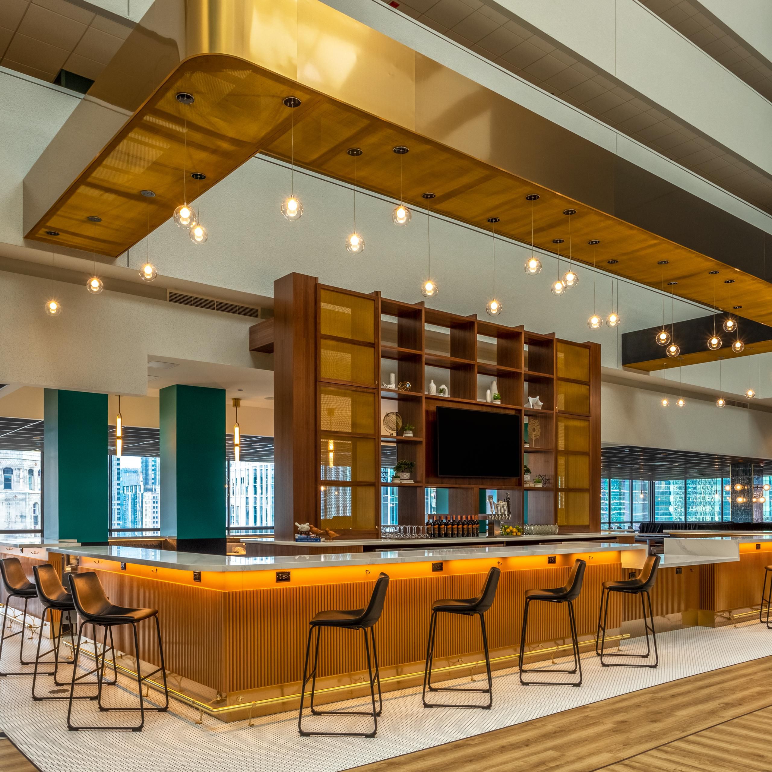 Waterview Kitchen + Bar offers a globally eclectic menu.