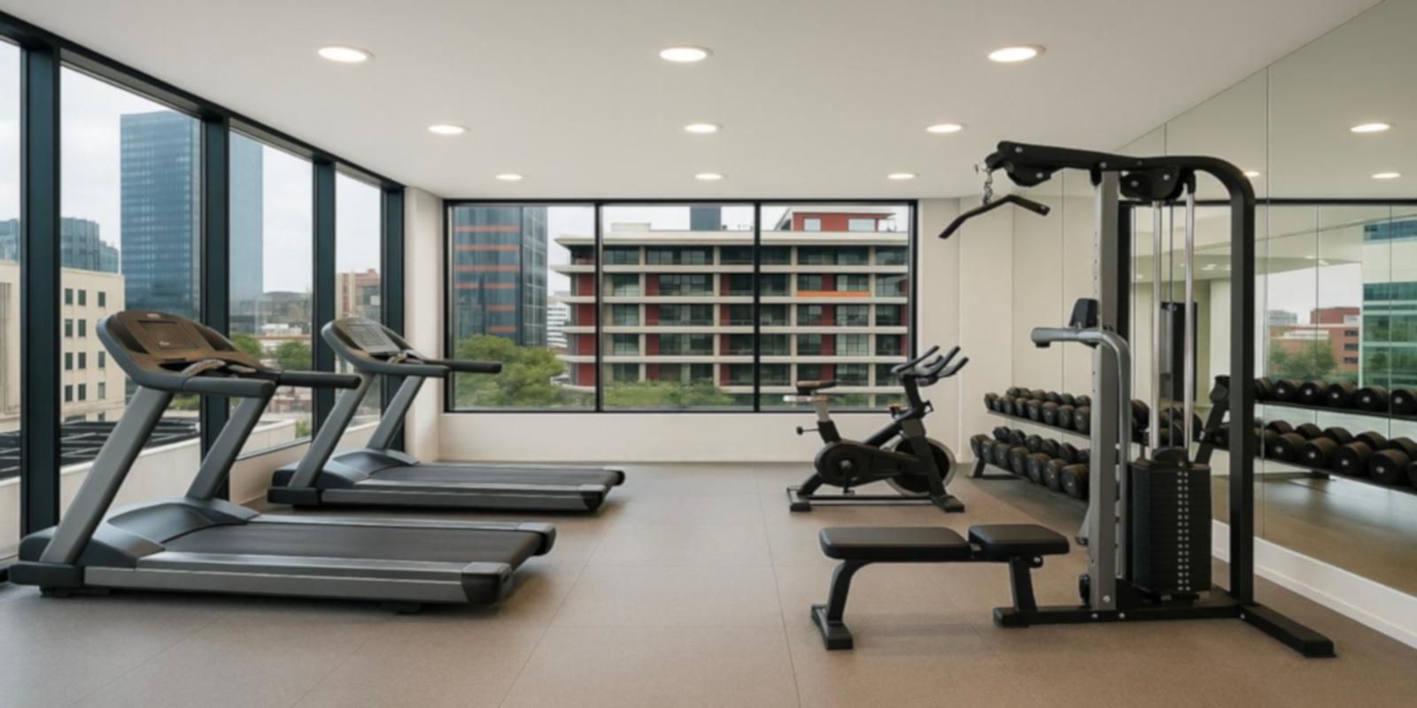 Enjoy and relax in our fitness center at the top floor, where you can use bicycle, treadmill, and elliptical having a beautiful landscape of Mexico City