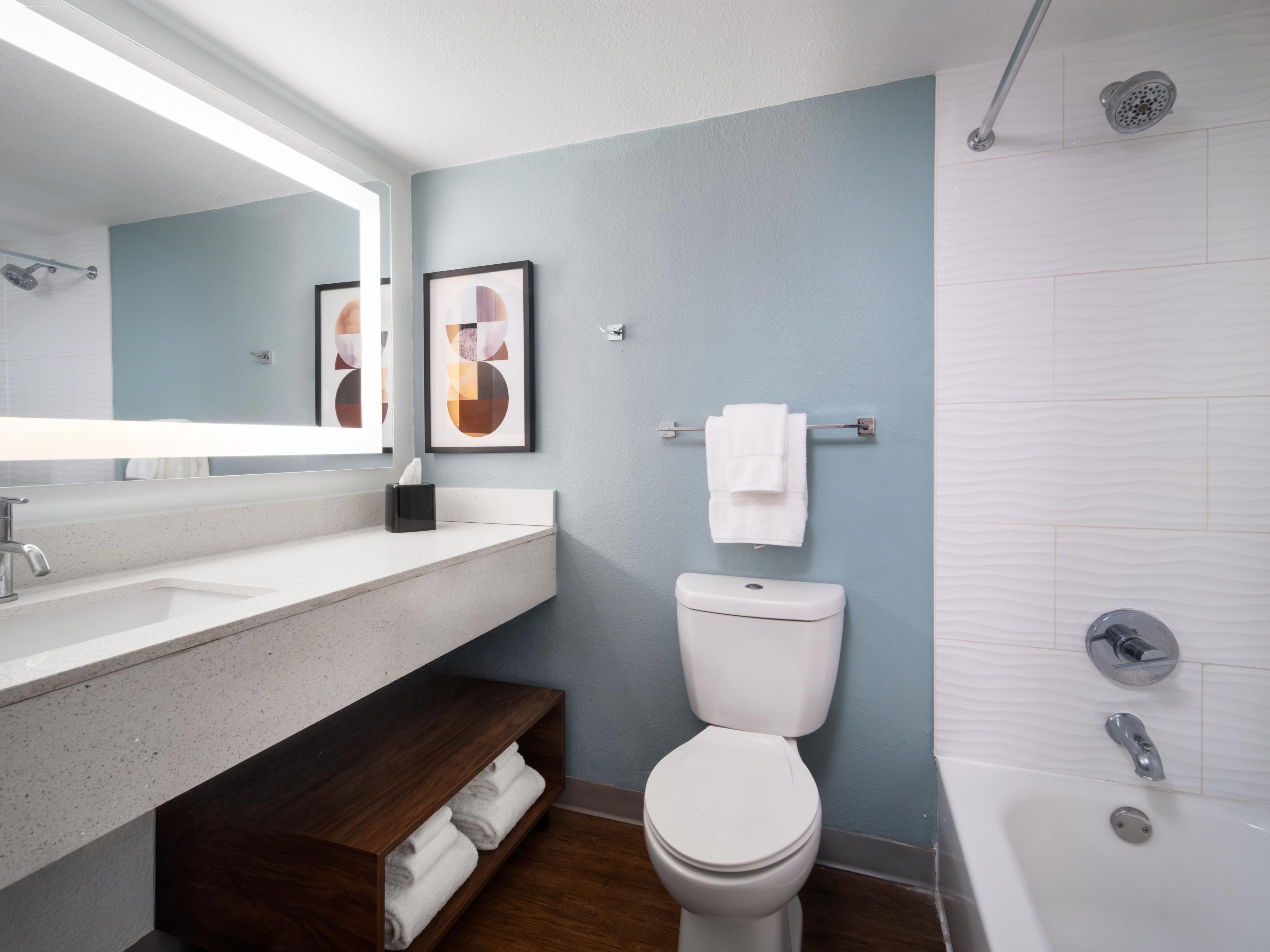Bathroom in the voco