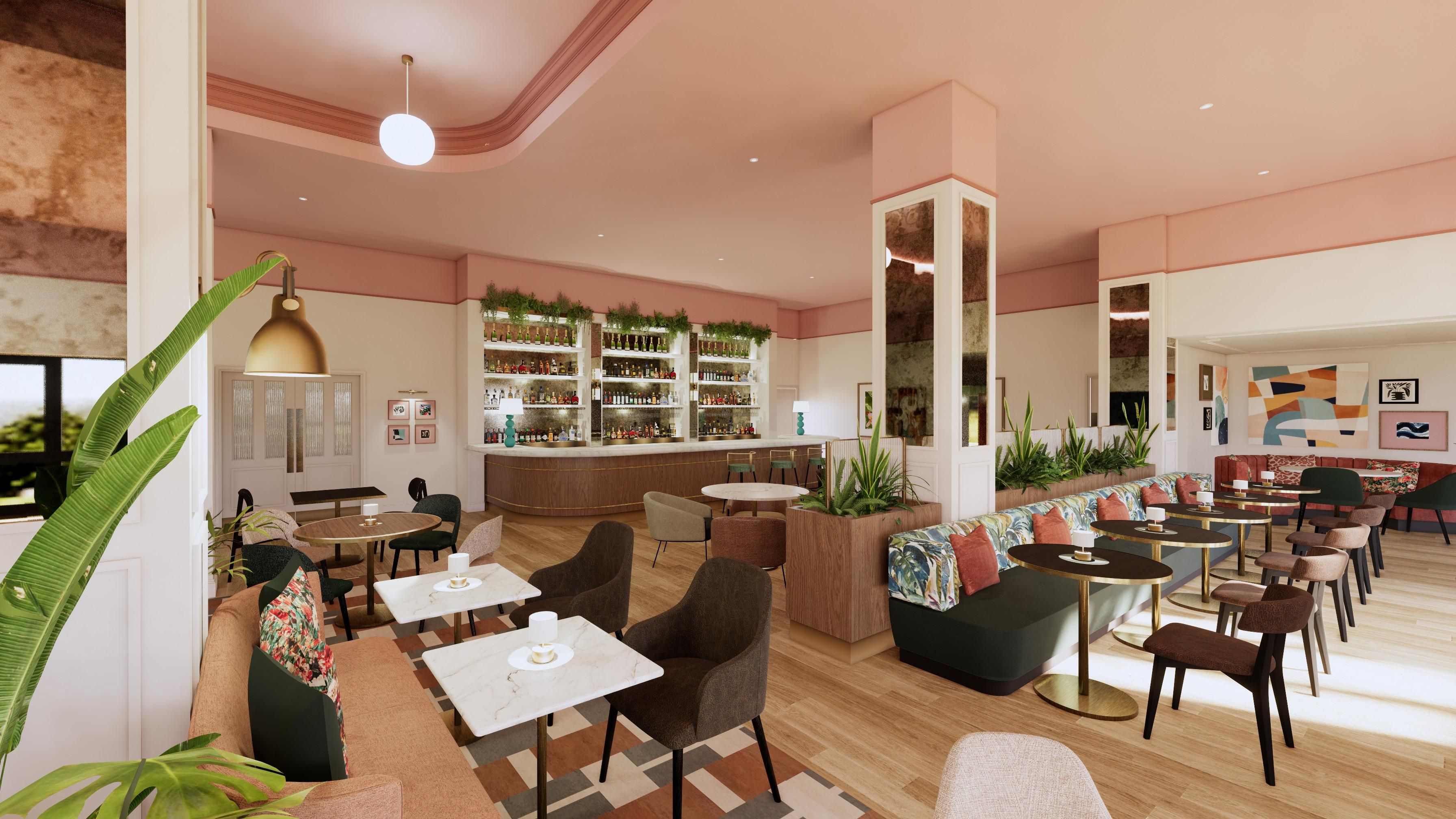 Enjoy a speciality cocktail in our cosy bar.
