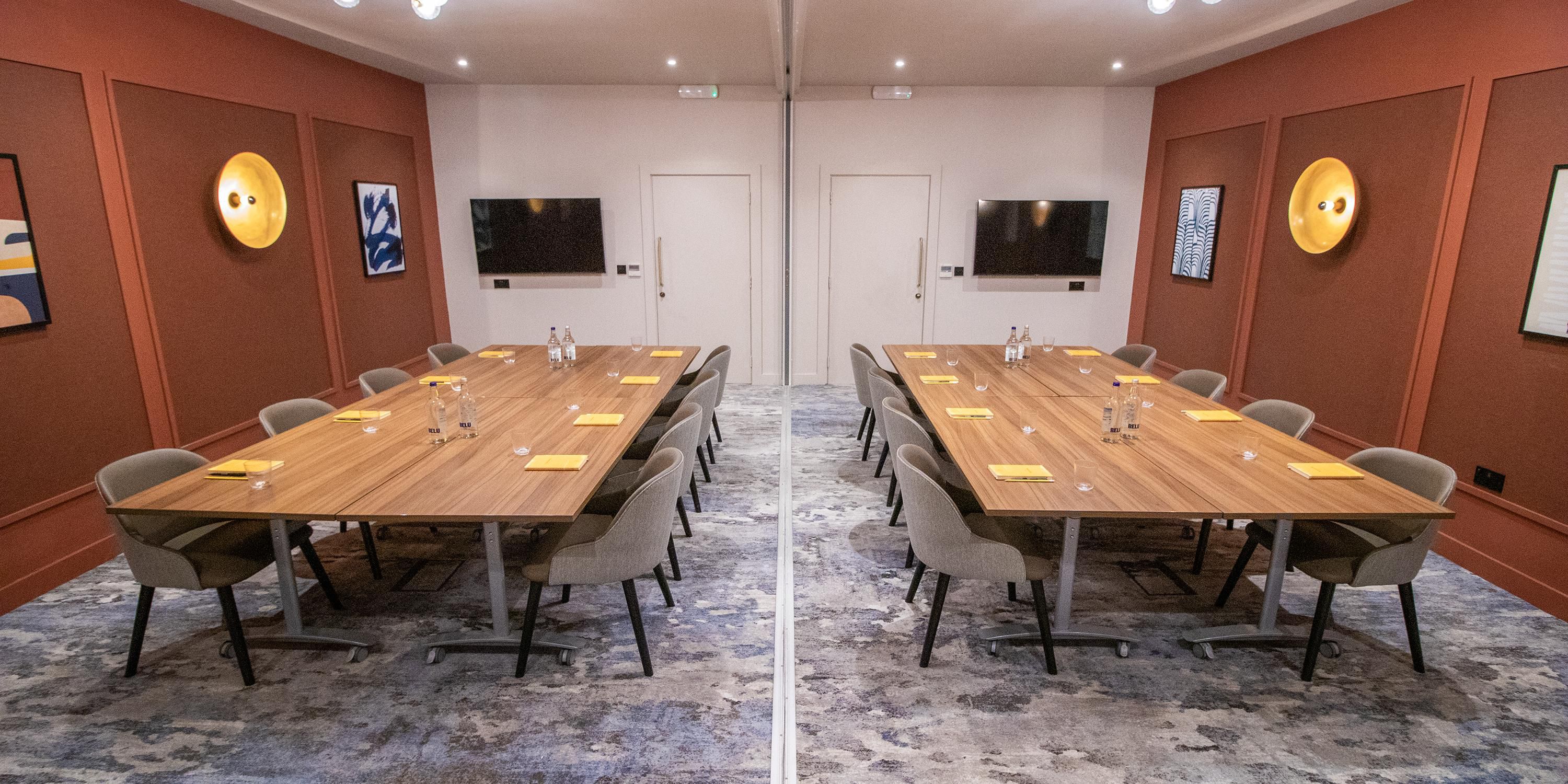 Our Oakley & Deene rooms make the ideal meeting room or private dining room for any event up to 40 guests.