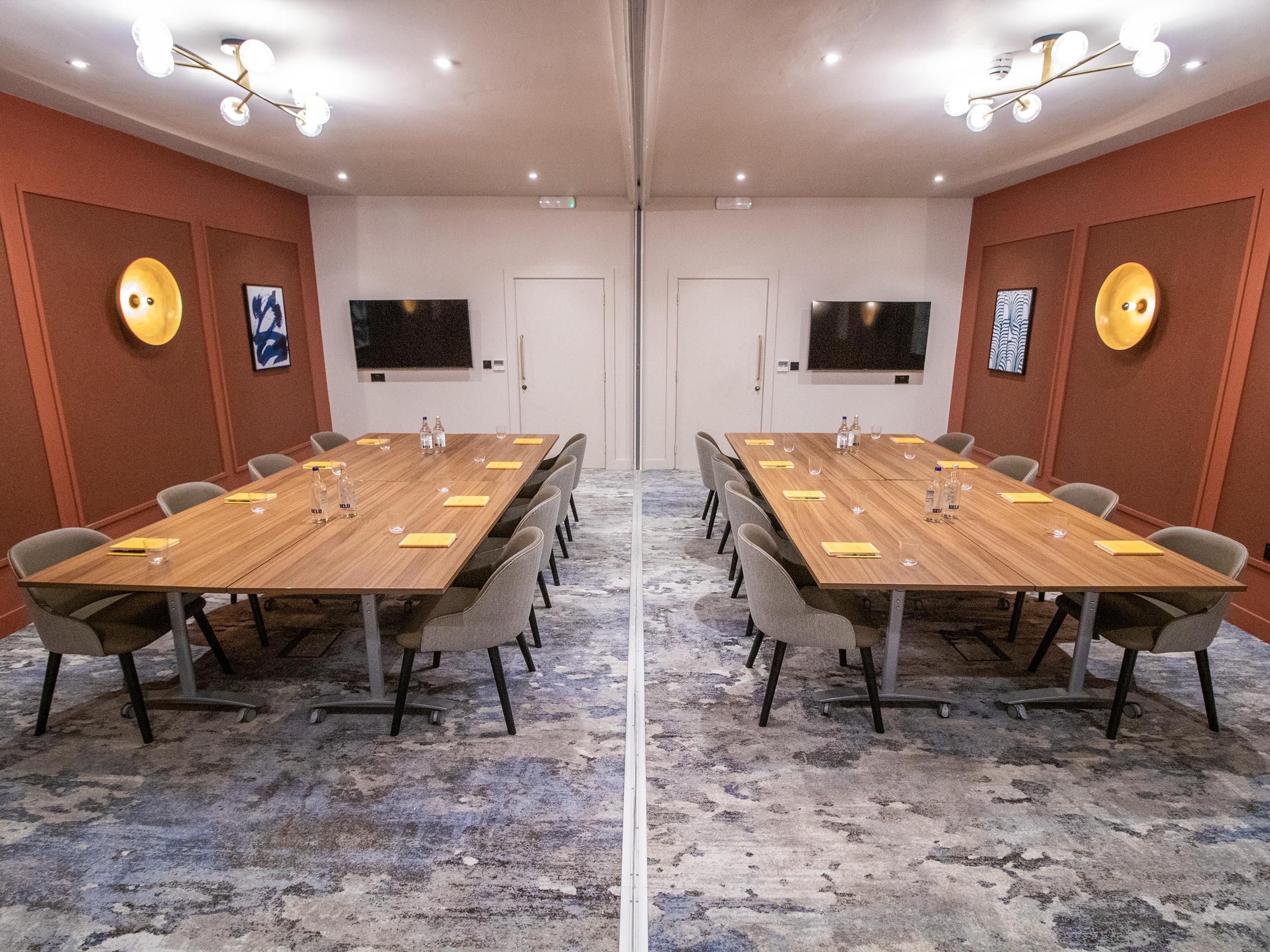 Our Oakley & Deene rooms make the ideal meeting room or private dining room for any event up to 40 guests.