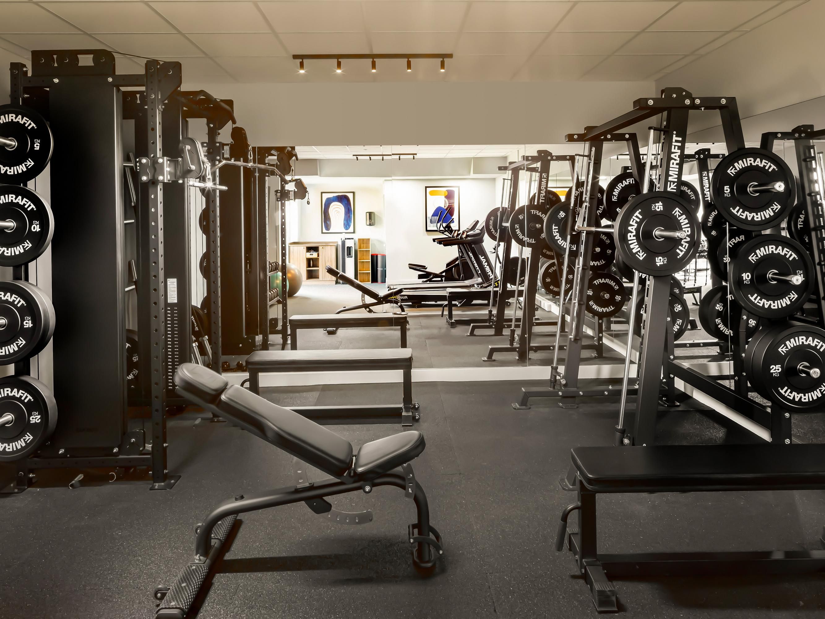 Fitness centre with modern training equipment