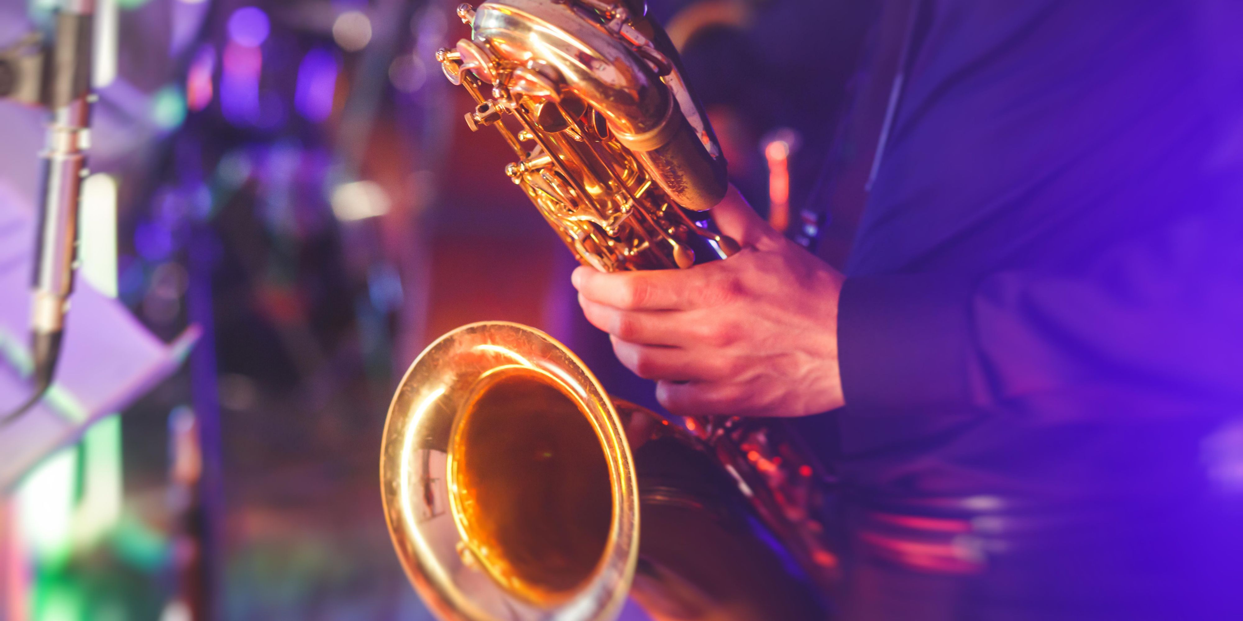 Live music performance at a lively festival.