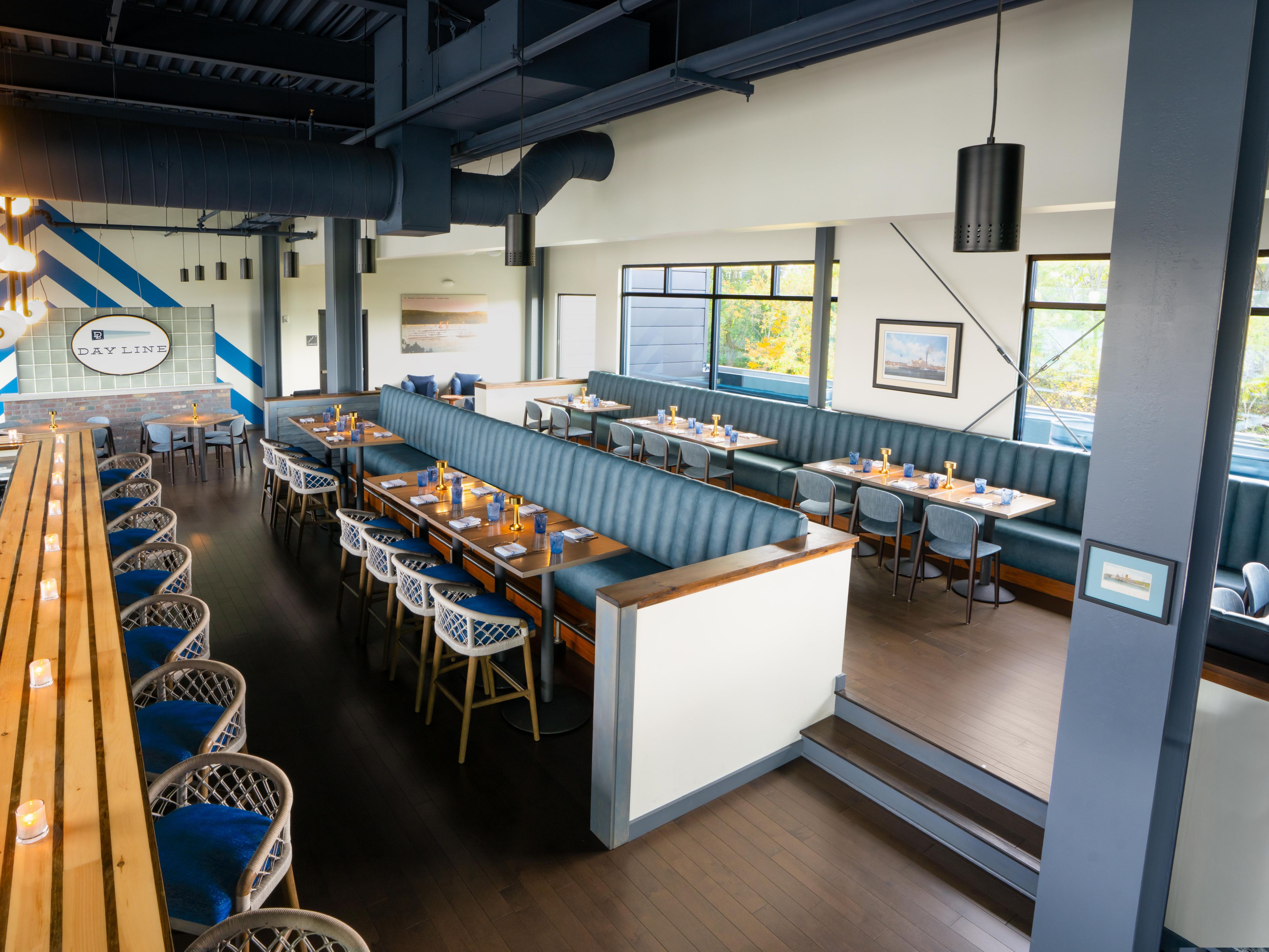 A beautiful rooftop space and view for an event