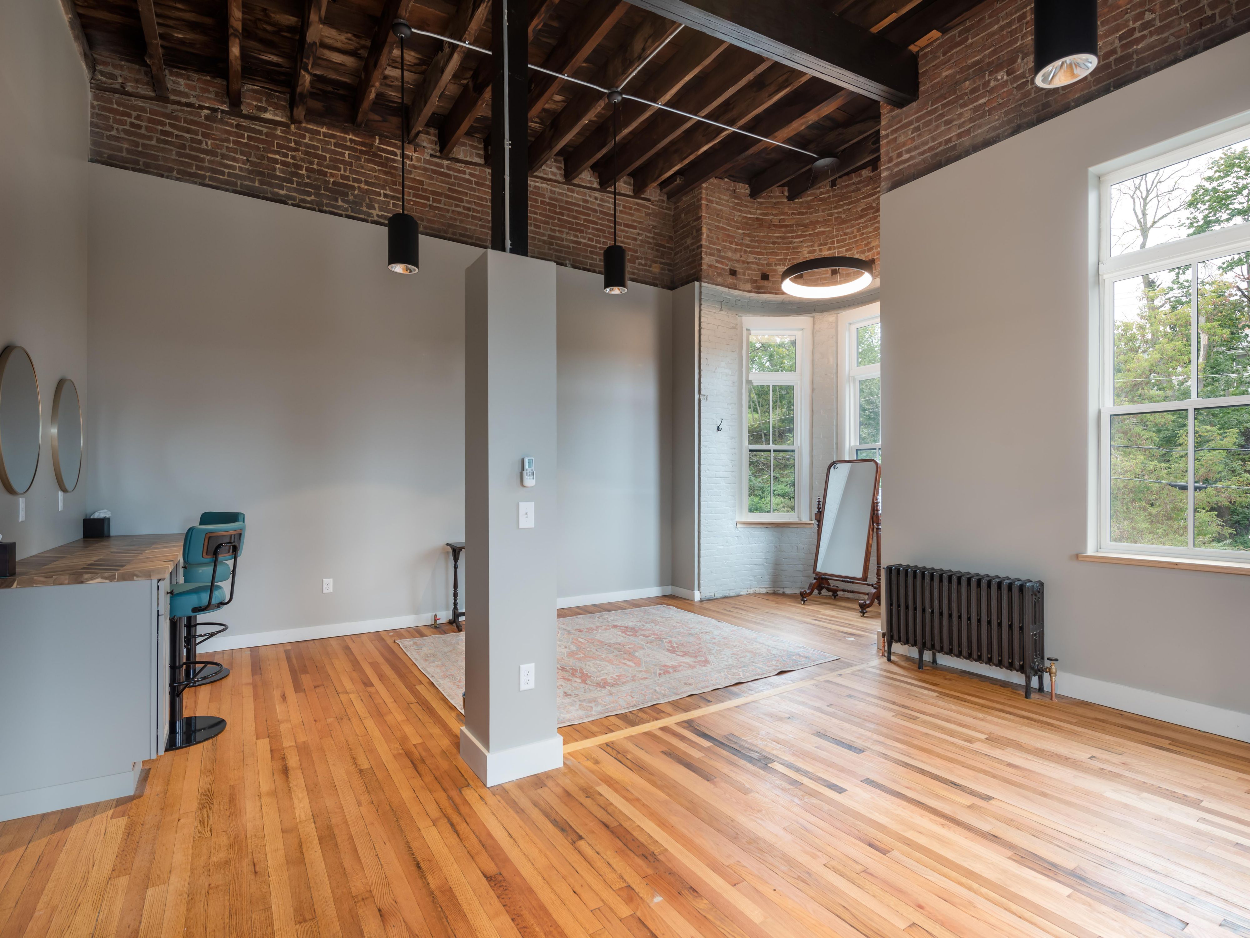 Start your special day by getting ready in our upstairs areas.