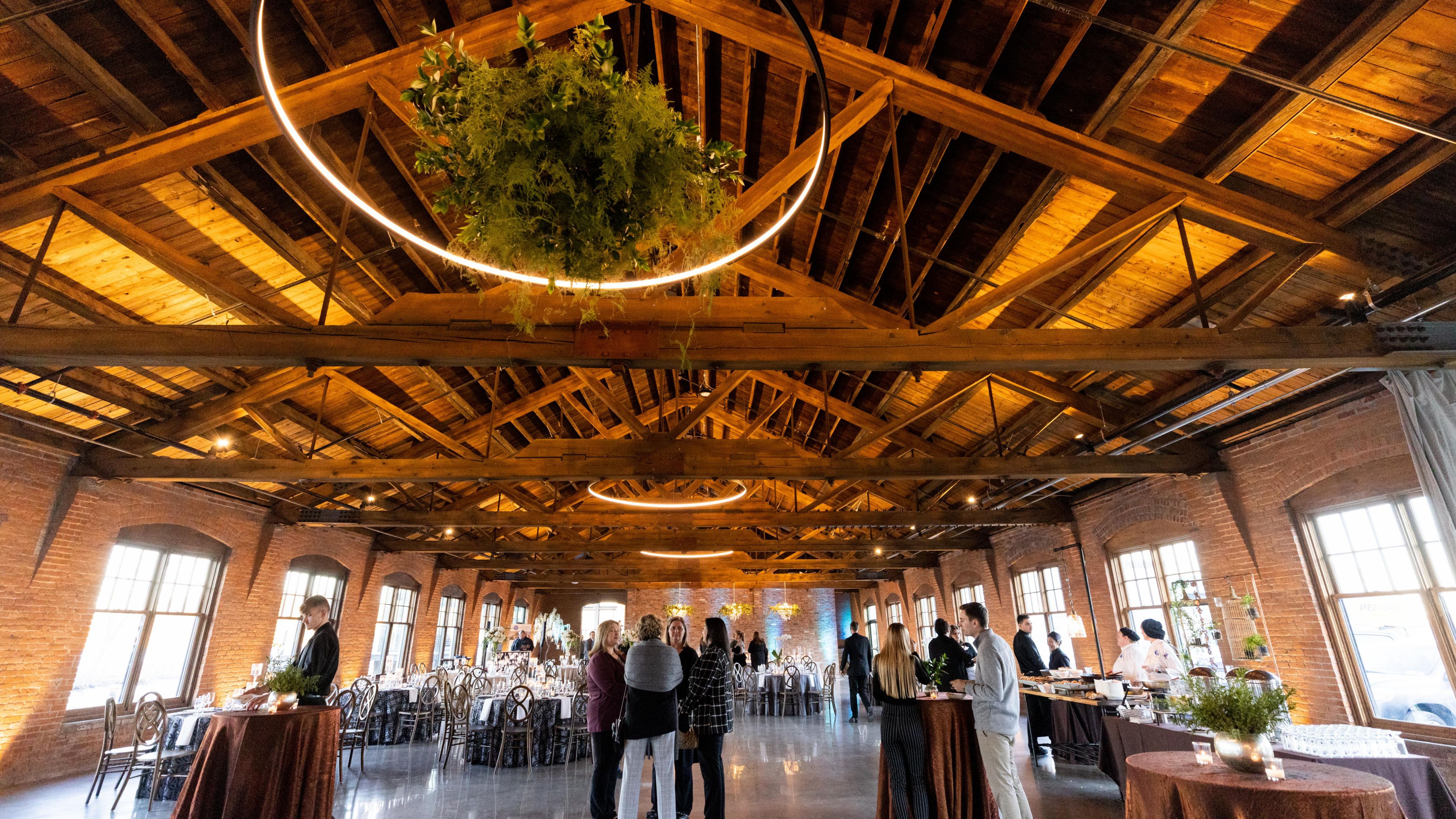 Guests at event in hotel event space