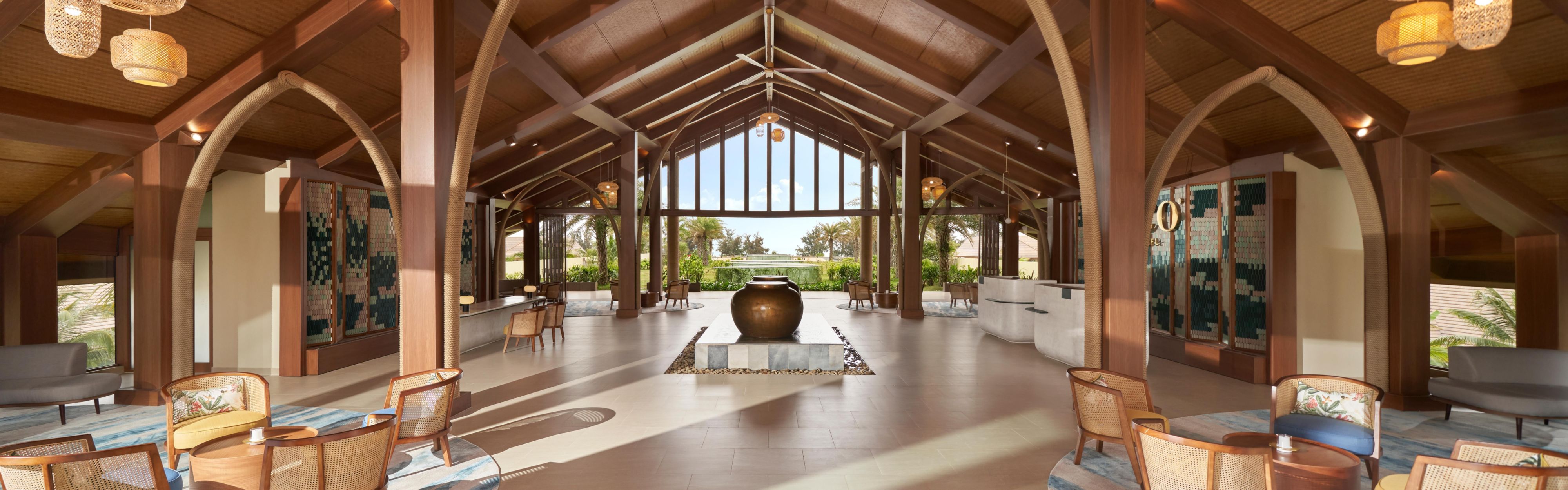 Resort lobby front view