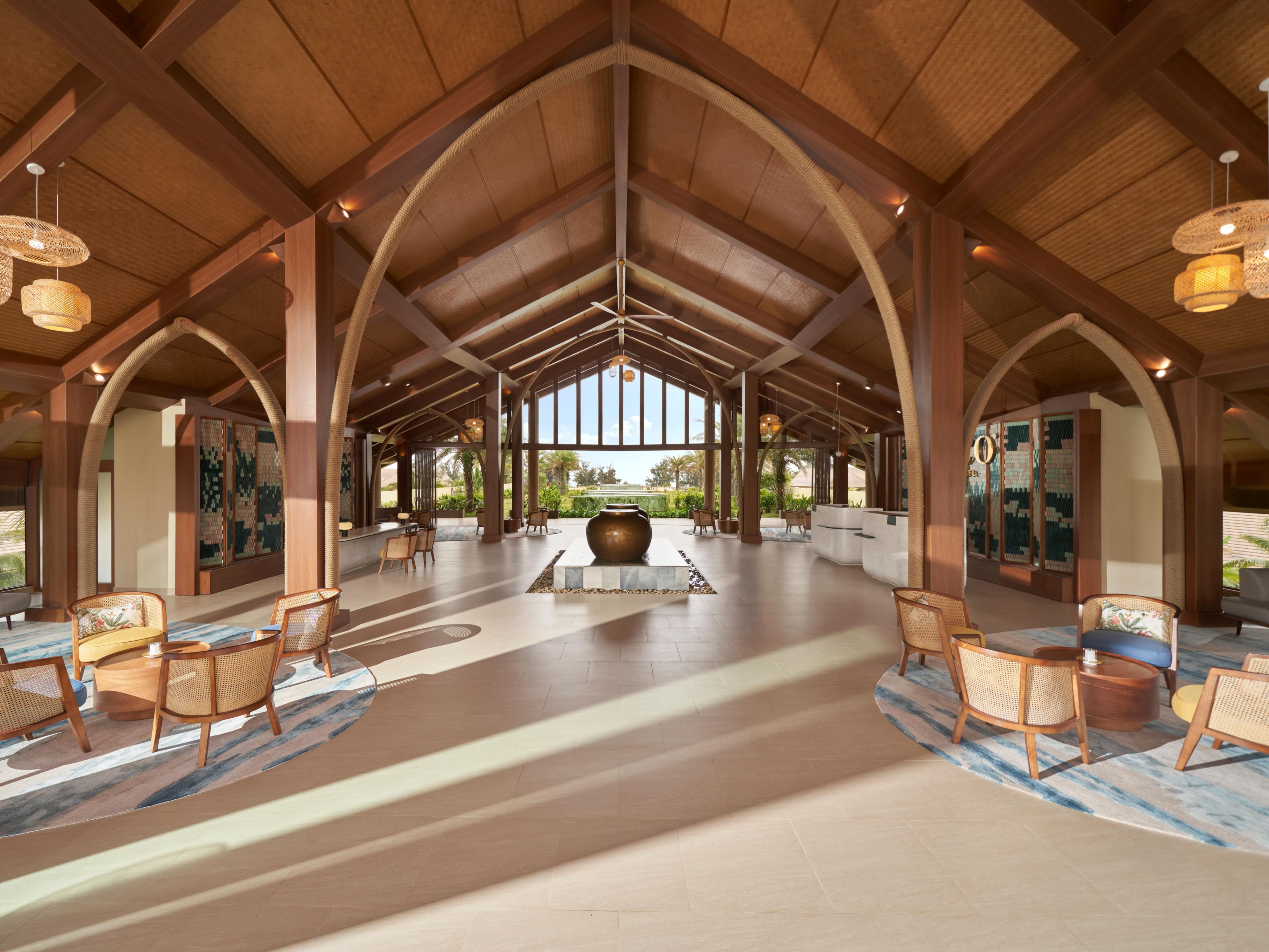Resort lobby front view