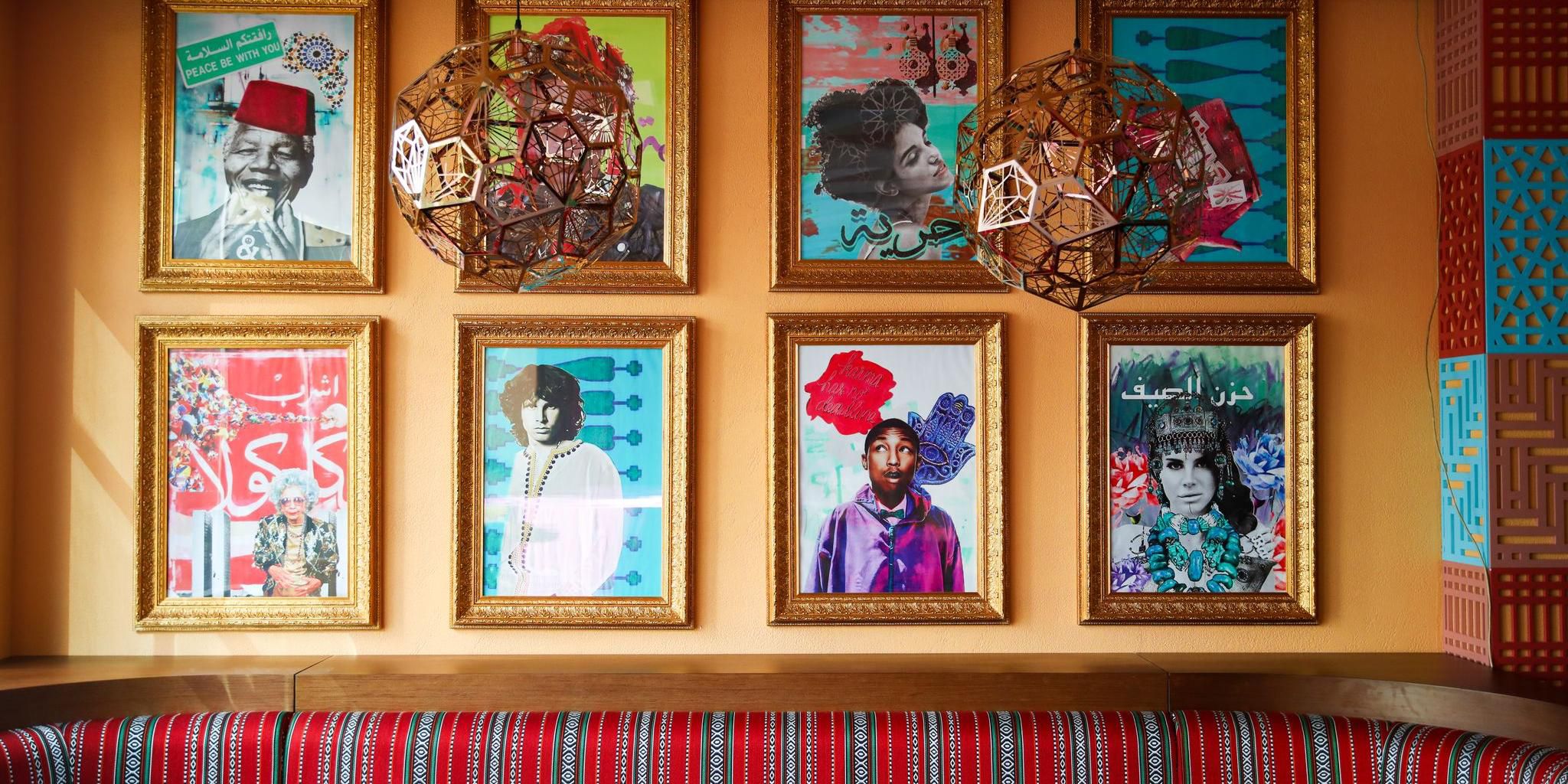 1970s vibes with art and music inside at The Cheeky Camel.