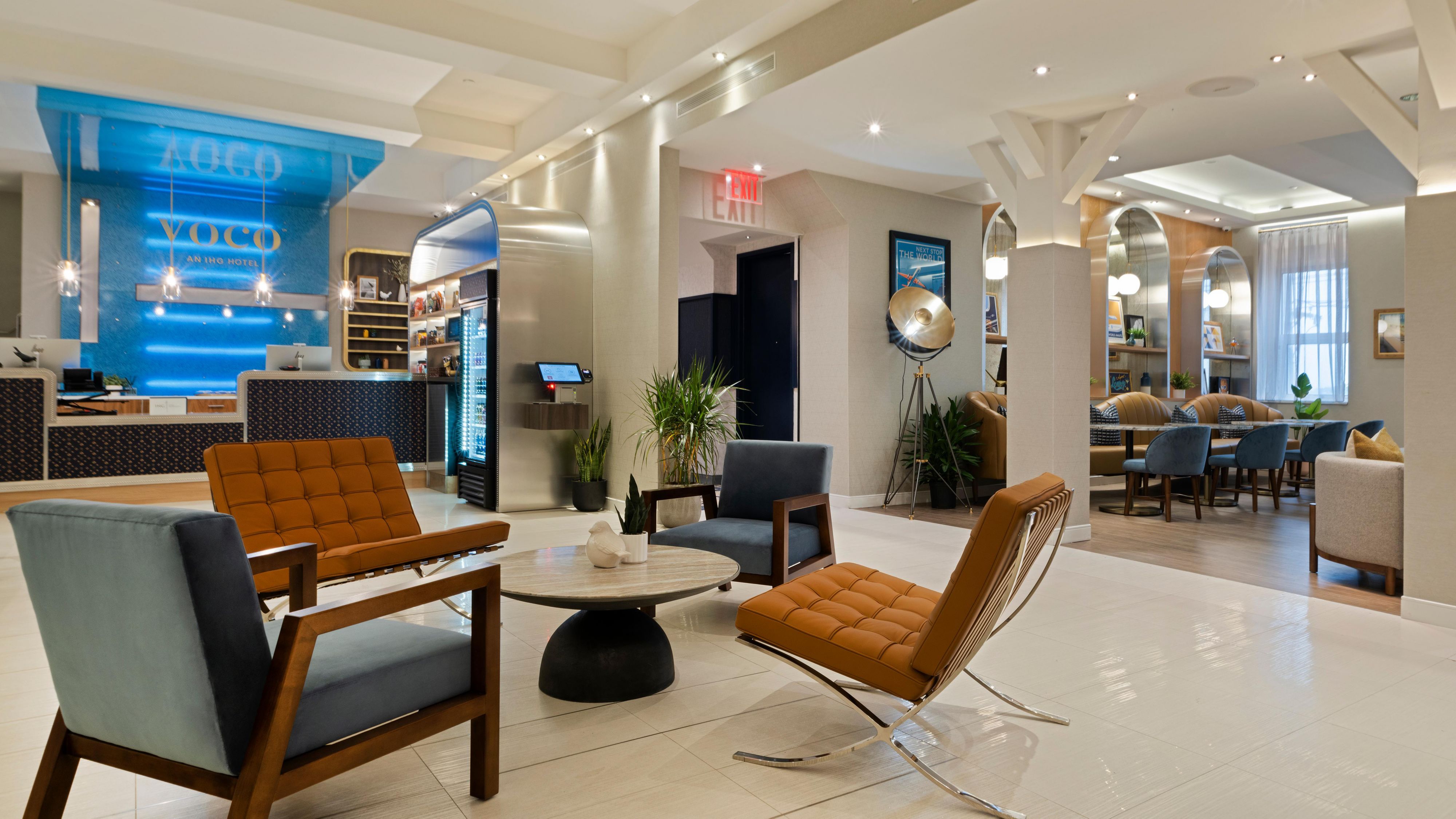 Our friendly front desk staff is happy to serve you night and day.