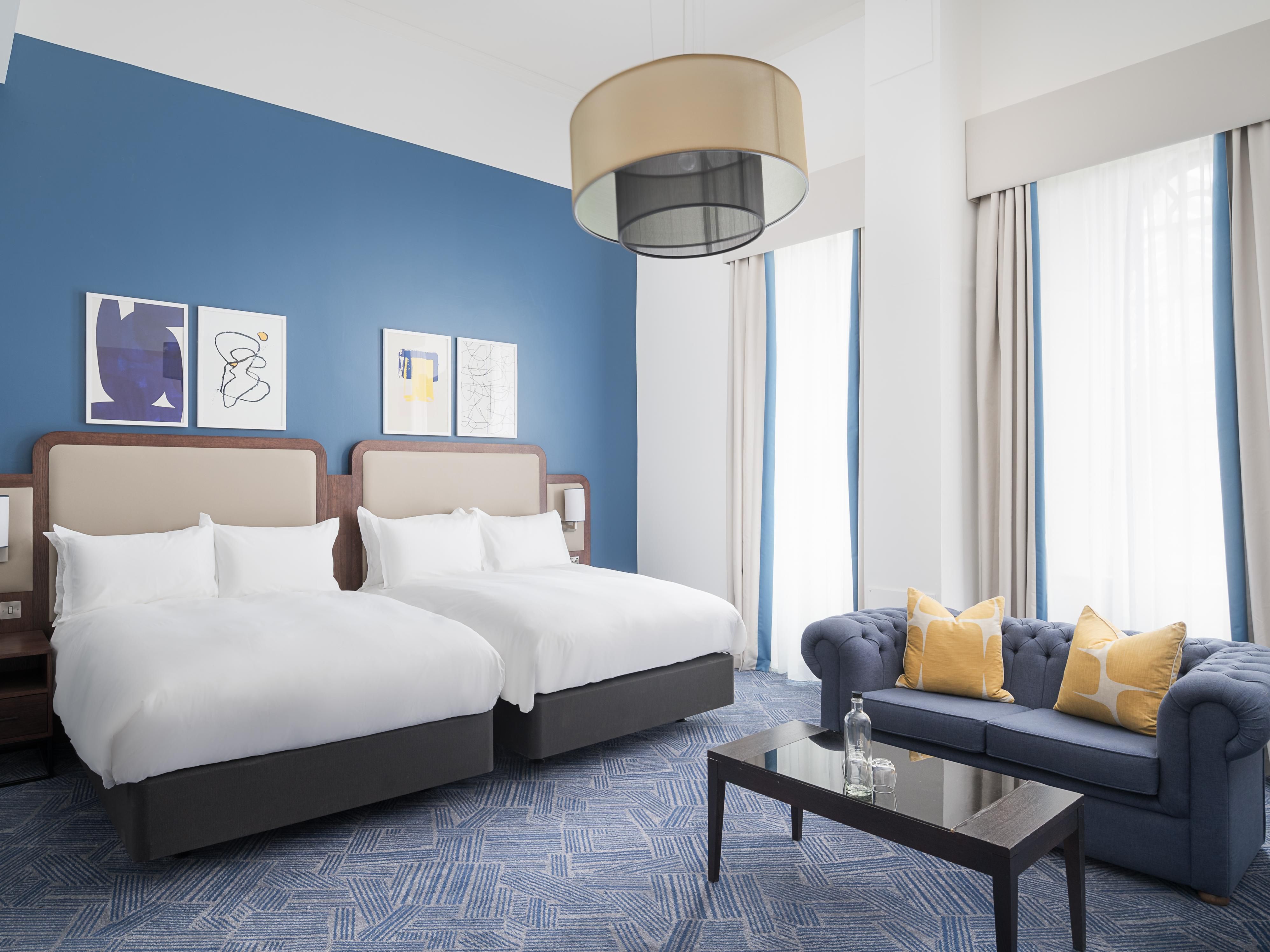 Our spacious family rooms are perfect for half-term getaways, offering comfort and modern amenities. With cosy beds and plenty of room to unwind after a day of adventure, we ensure a welcoming stay for the whole family. Enjoy a memorable experience where everyone feels right at home.