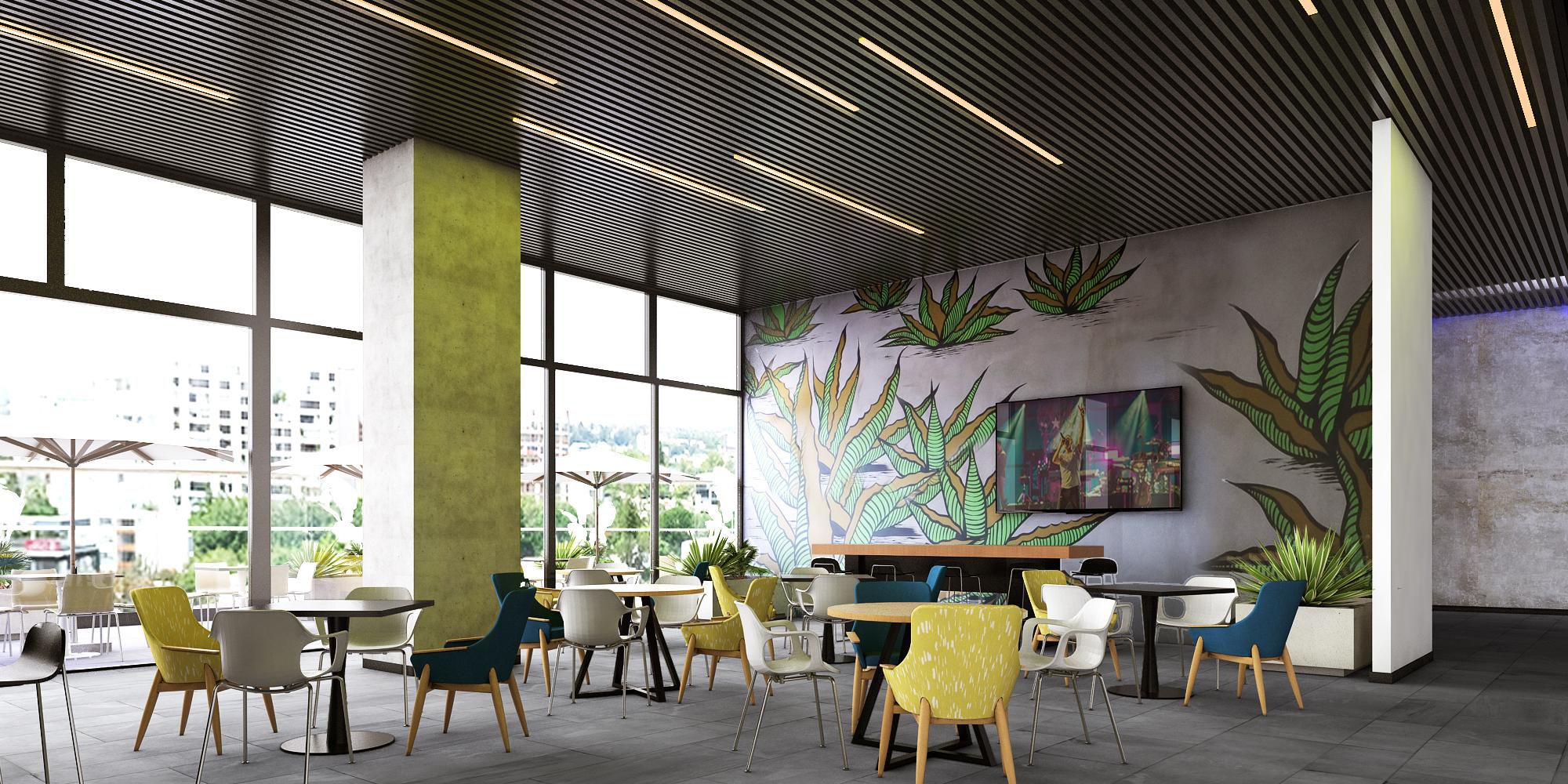 Enjoy contemporary Mexican and global cuisine at our restaurant and bar on the 7th floor. Querida Luna offers a fusion of international and local gastronomy made from fresh Jalisco ingredients. Led by Chef Moises Ruiz de Alba, our kitchen serves exquisite food and cocktails that reflect the city’s culinary spirit with stunning views of Zapopan. 