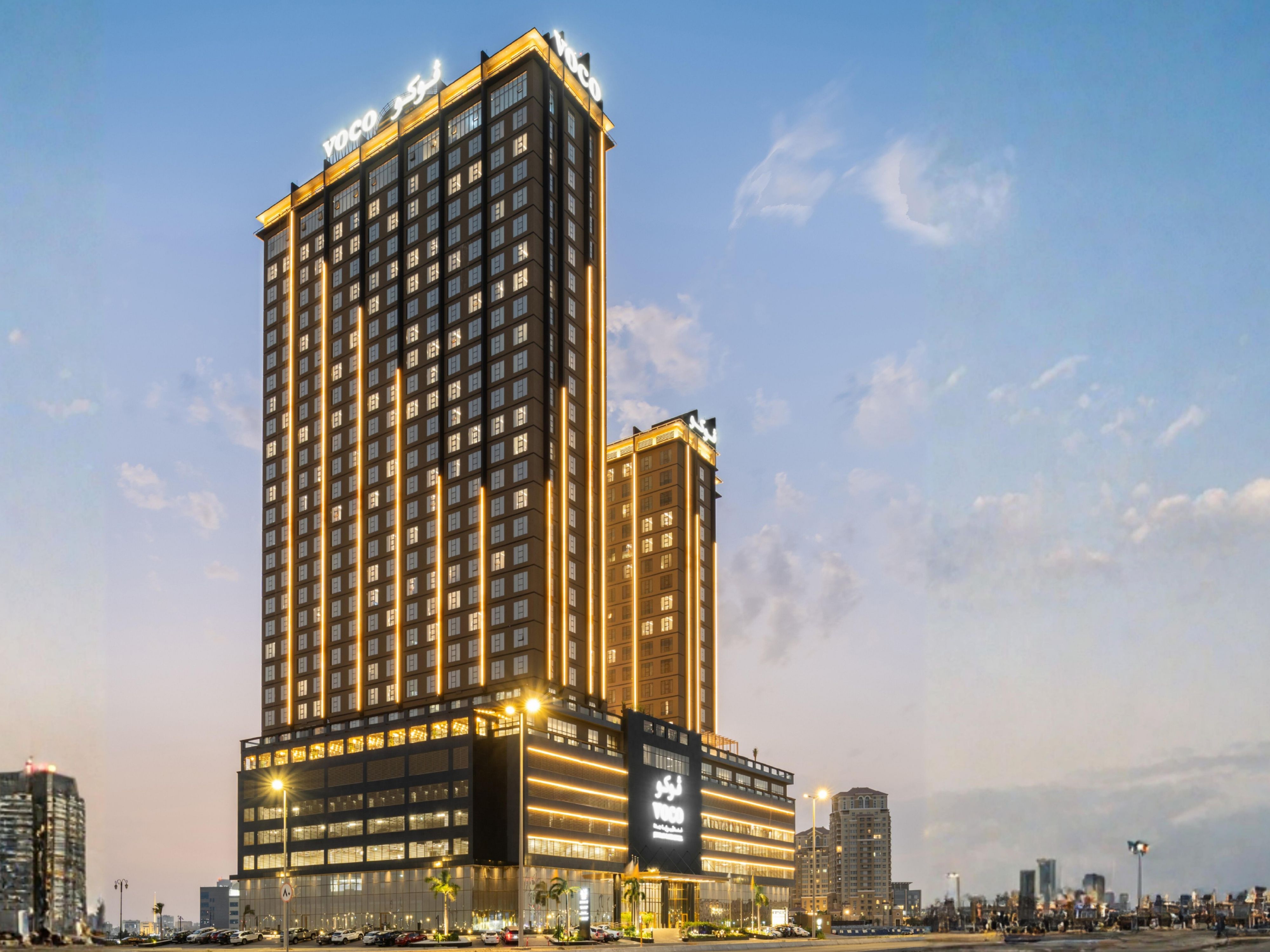 الجهة الخارجية للفندق