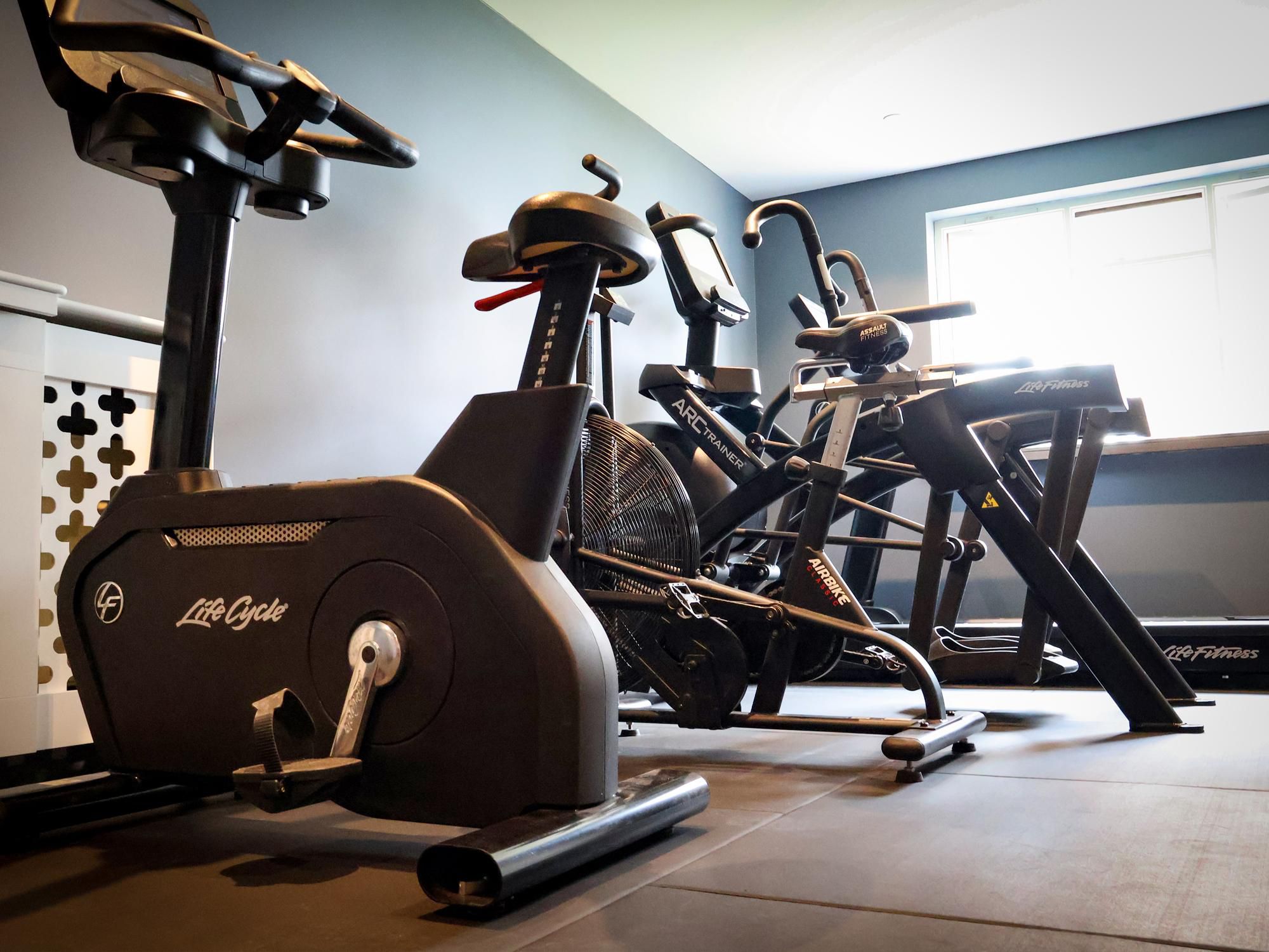 Fitness suite, cardio room