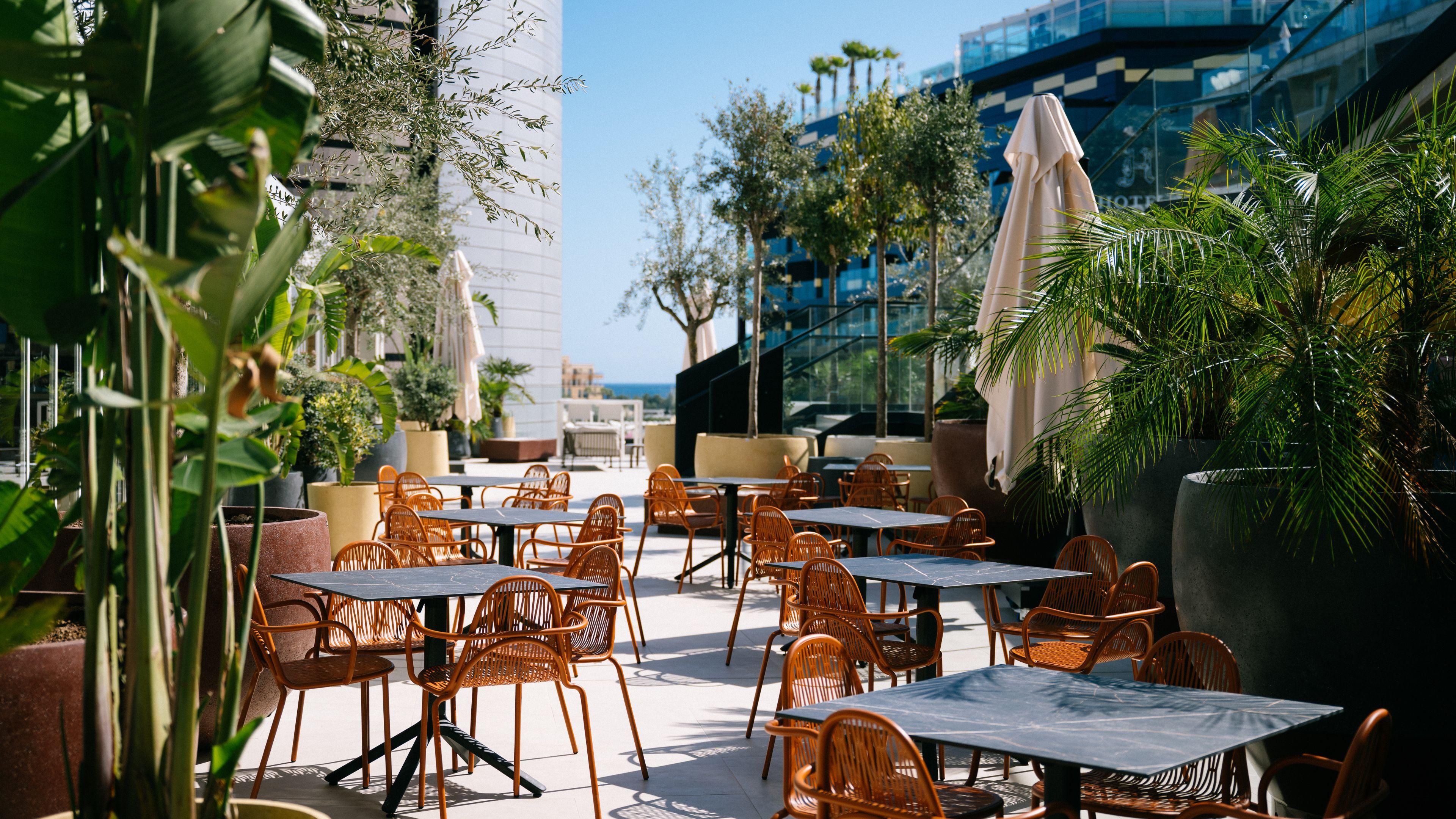 At the terrace, Lumi serves views & vibrant bites.
