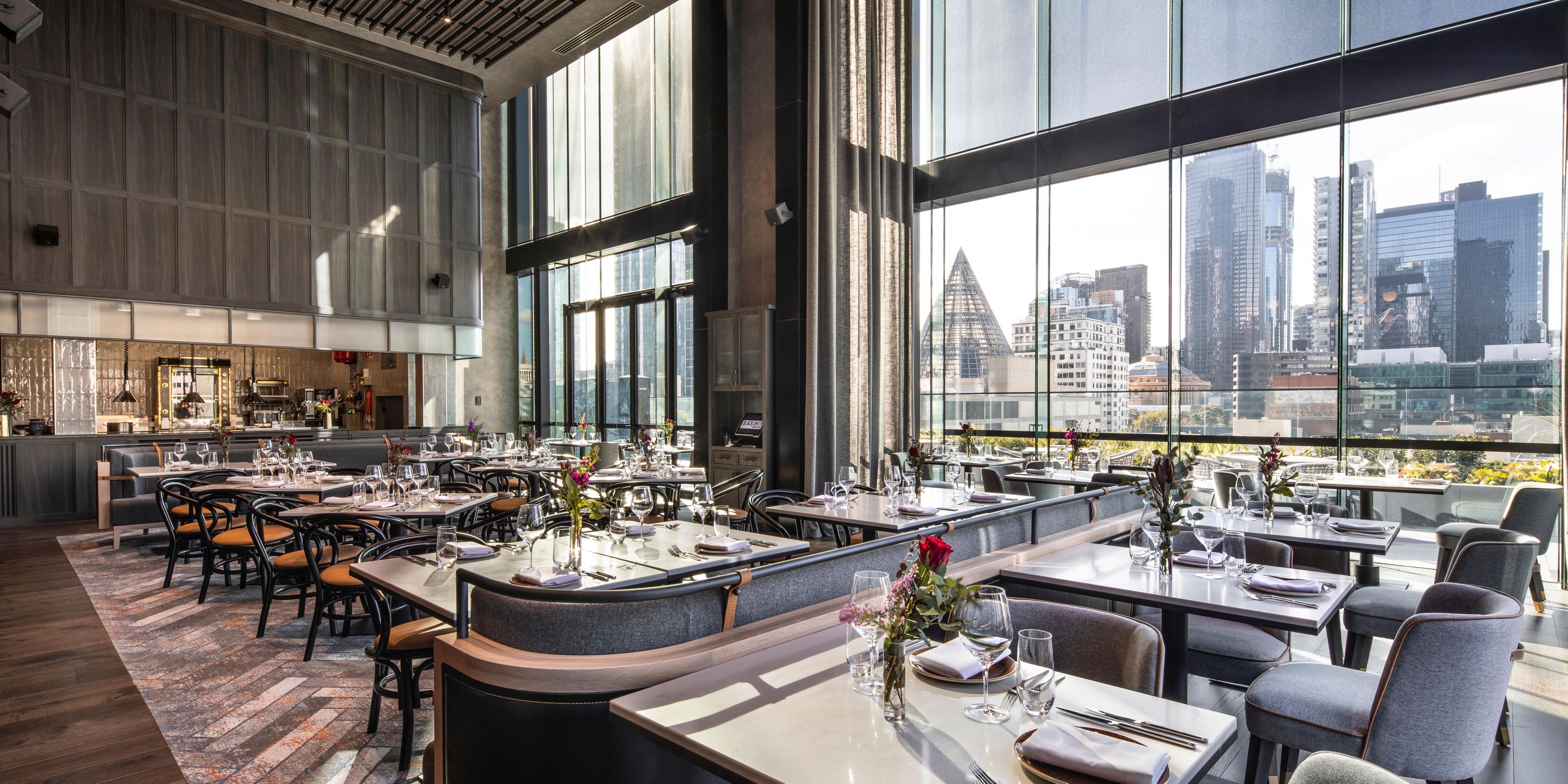Come for the view, stay for the food. Step inside Blacksmith, where the frantic buzz of the CBD is a distant memory. Your food is sourced directly from the land and the steak is grilled to perfection. Our impressive list of local and old-world wines pairs perfectly with your choice of meal.