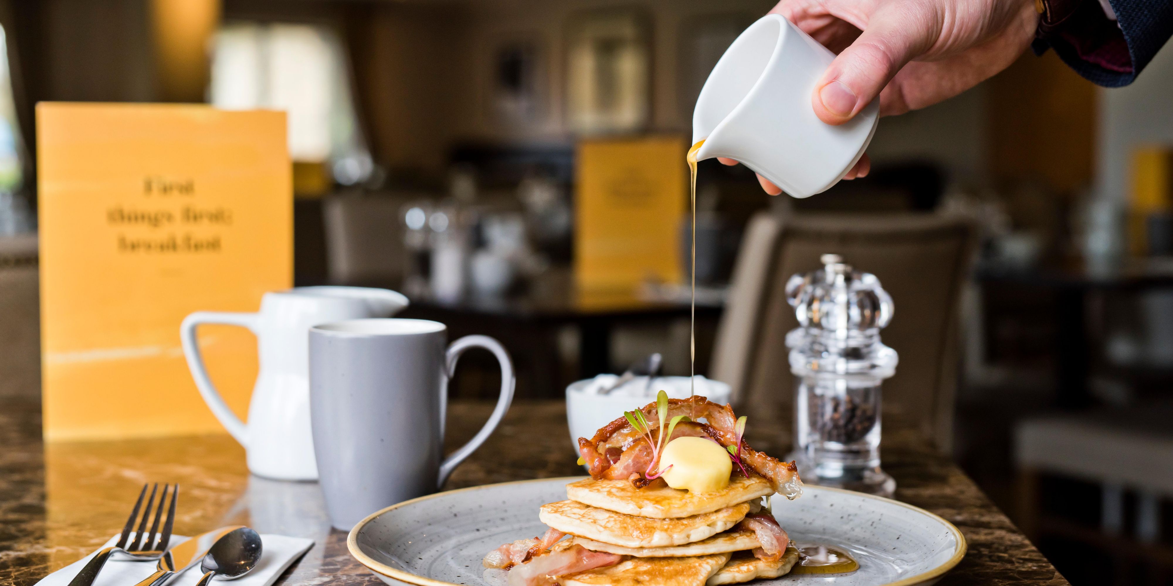 Start your day with the perfect pairing — a fresh, flavorful breakfast alongside a rich, barista-quality cup of La Colombe coffee, brewed to fuel your next Moab adventure.