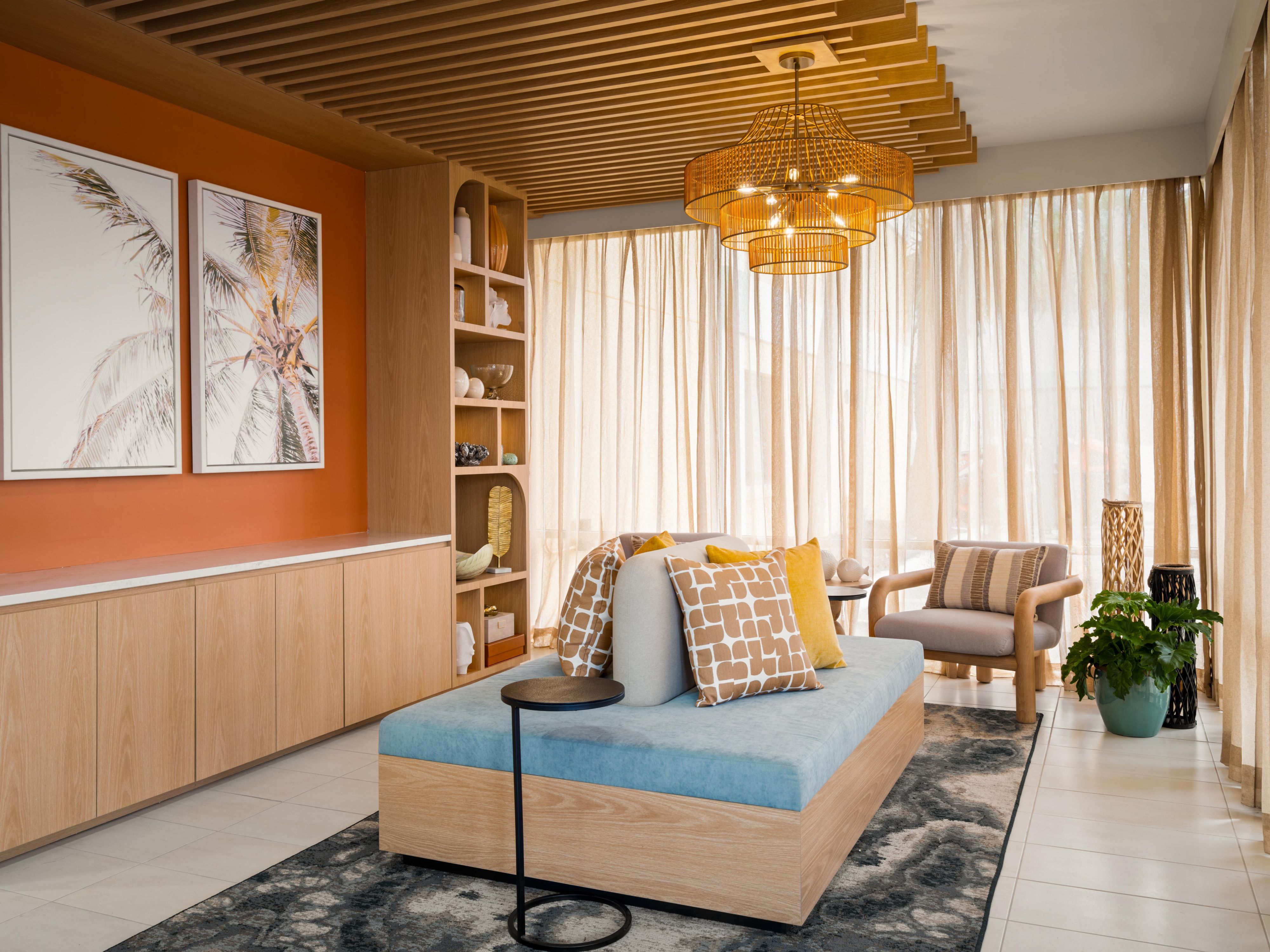 hotel lobby