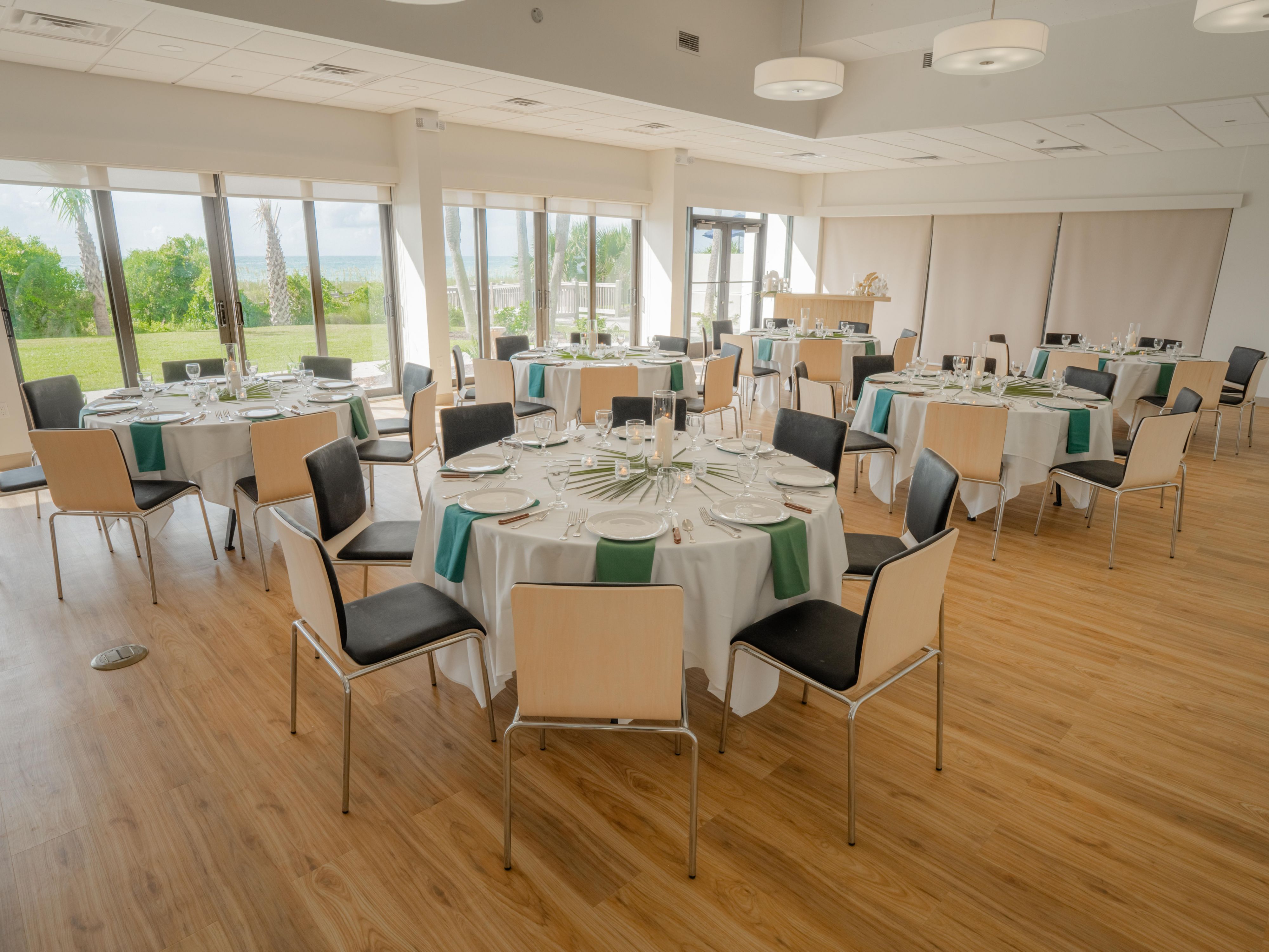 Celebrate and gather with the Atlantic as your backdrop. Our beachfront event spaces offer 1,500 sq. ft. of stylish indoor venues plus an outdoor courtyard for ocean-kissed celebrations. Whether it’s a wedding, milestone event, or group retreat, we set the stage for unforgettable moments.