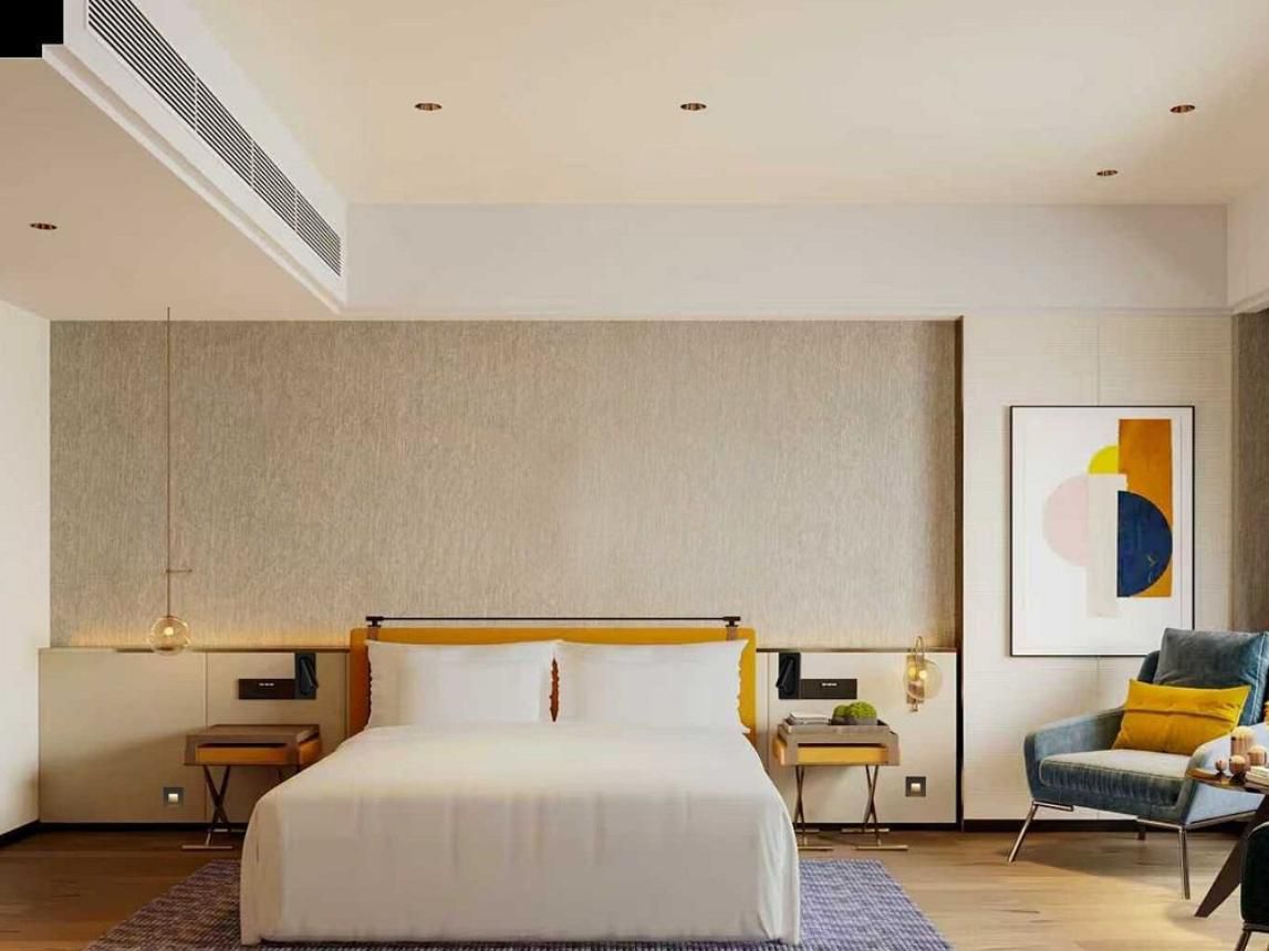 2 bedroom executive suite bed