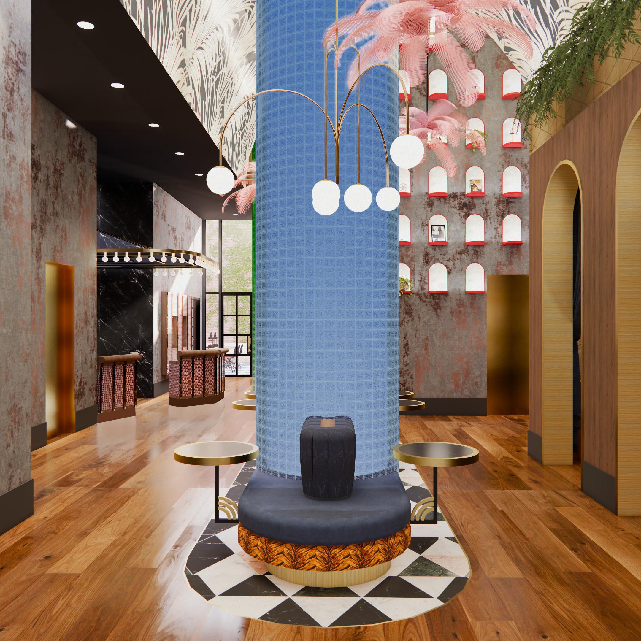 Hotel lobby