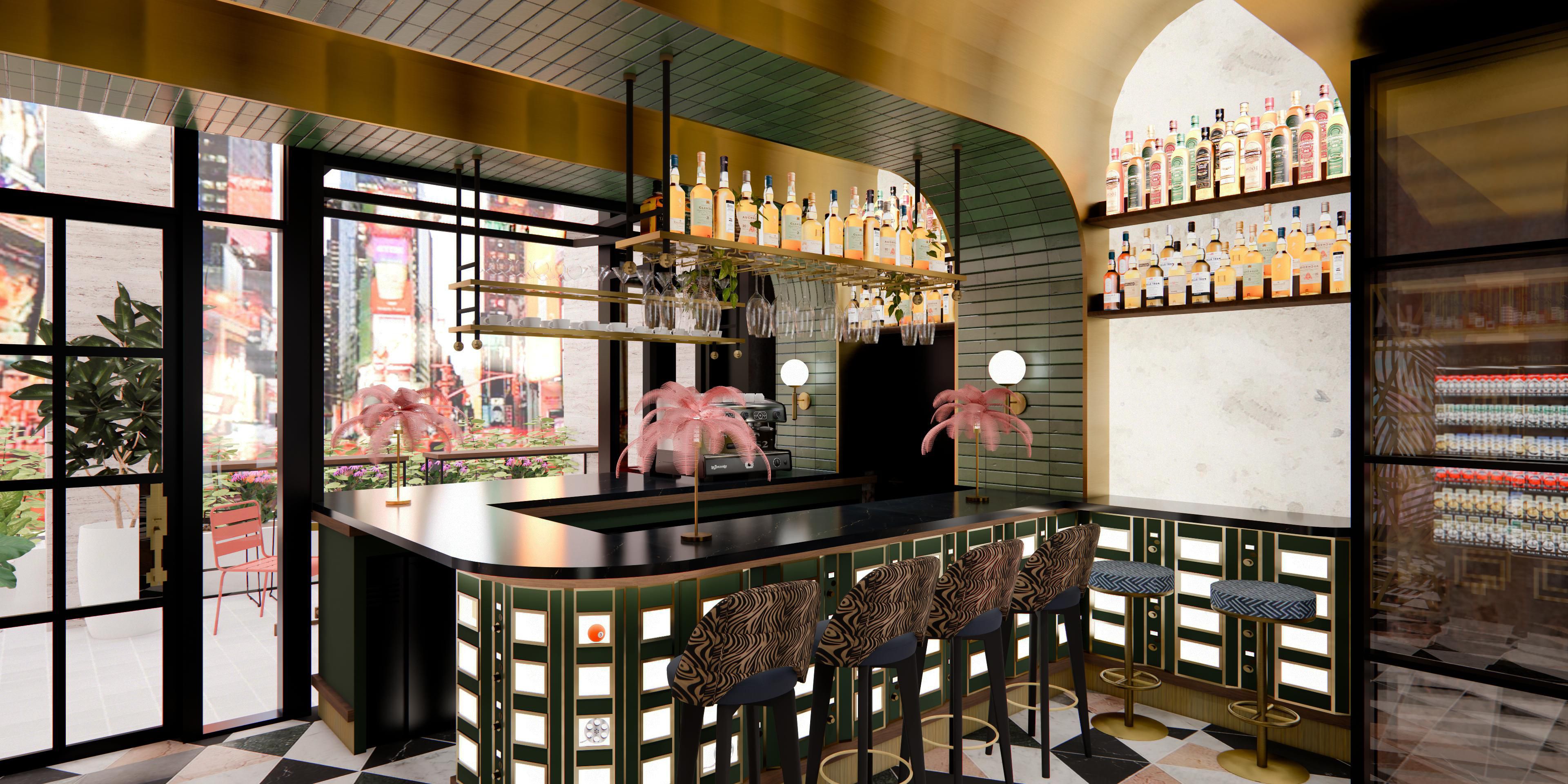 After a day of sightseeing or business meetings, guests can unwind at our vibrant restaurant and bar, a welcoming spot that blends modern style with classic New York charm. Start your day with a delicious breakfast, then enjoy a pre-show drink or late-night bite. Relax, connect, and savor the energy of our Times Square hotel.
