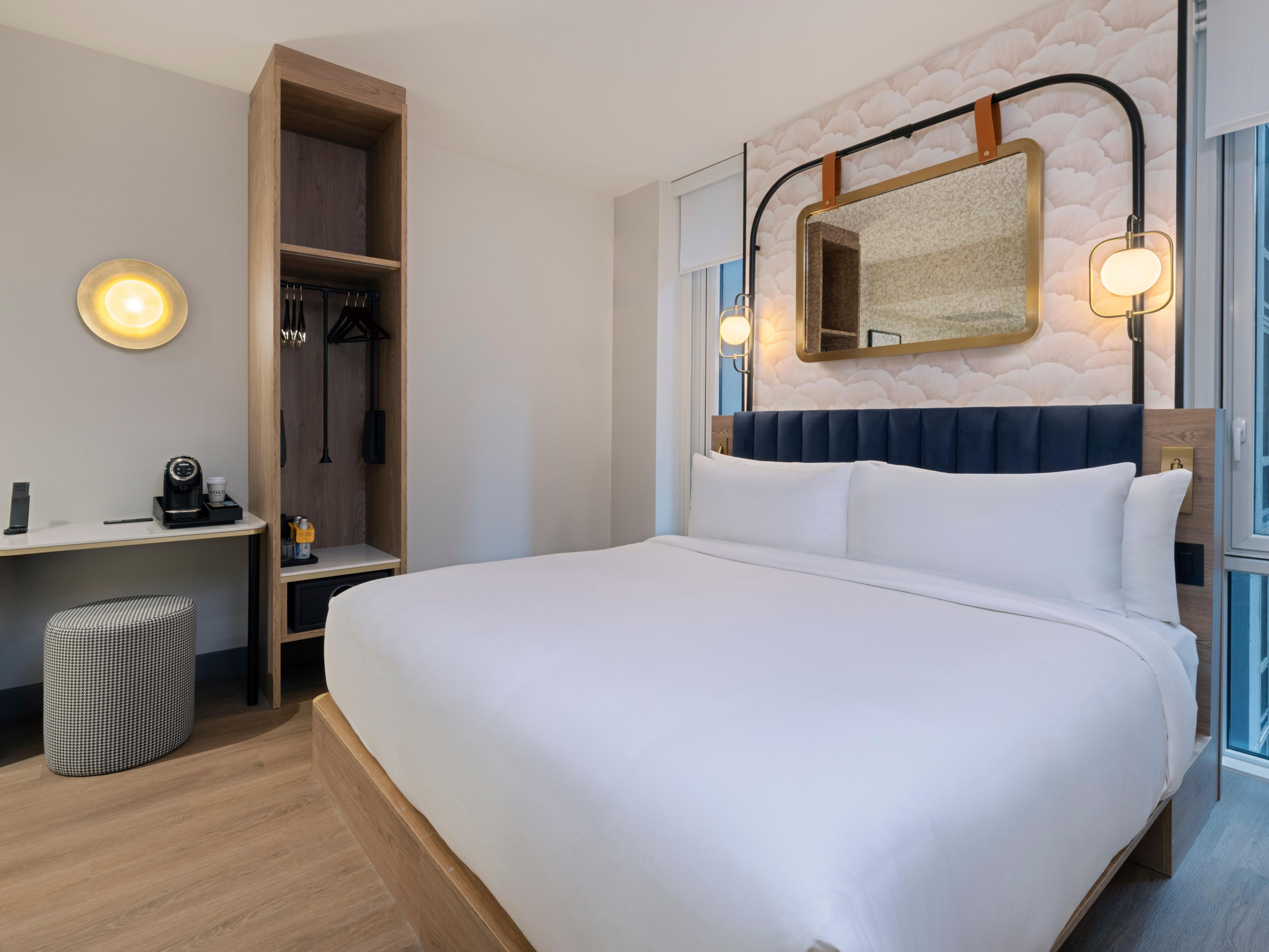 Enjoy the vibrant energy of Times Square from your room.