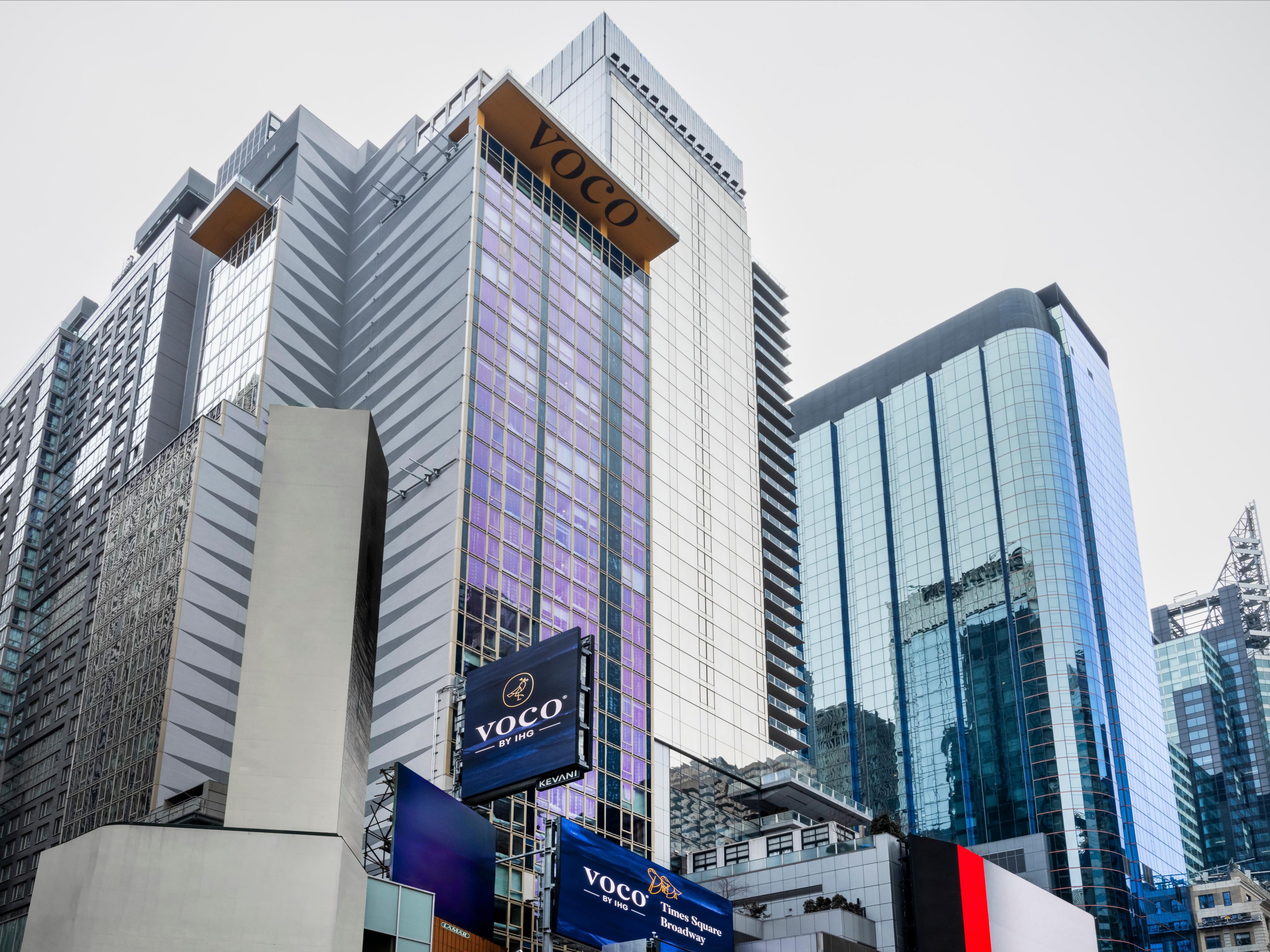 Stay in the heart of Times Square steps from Broadway theaters.