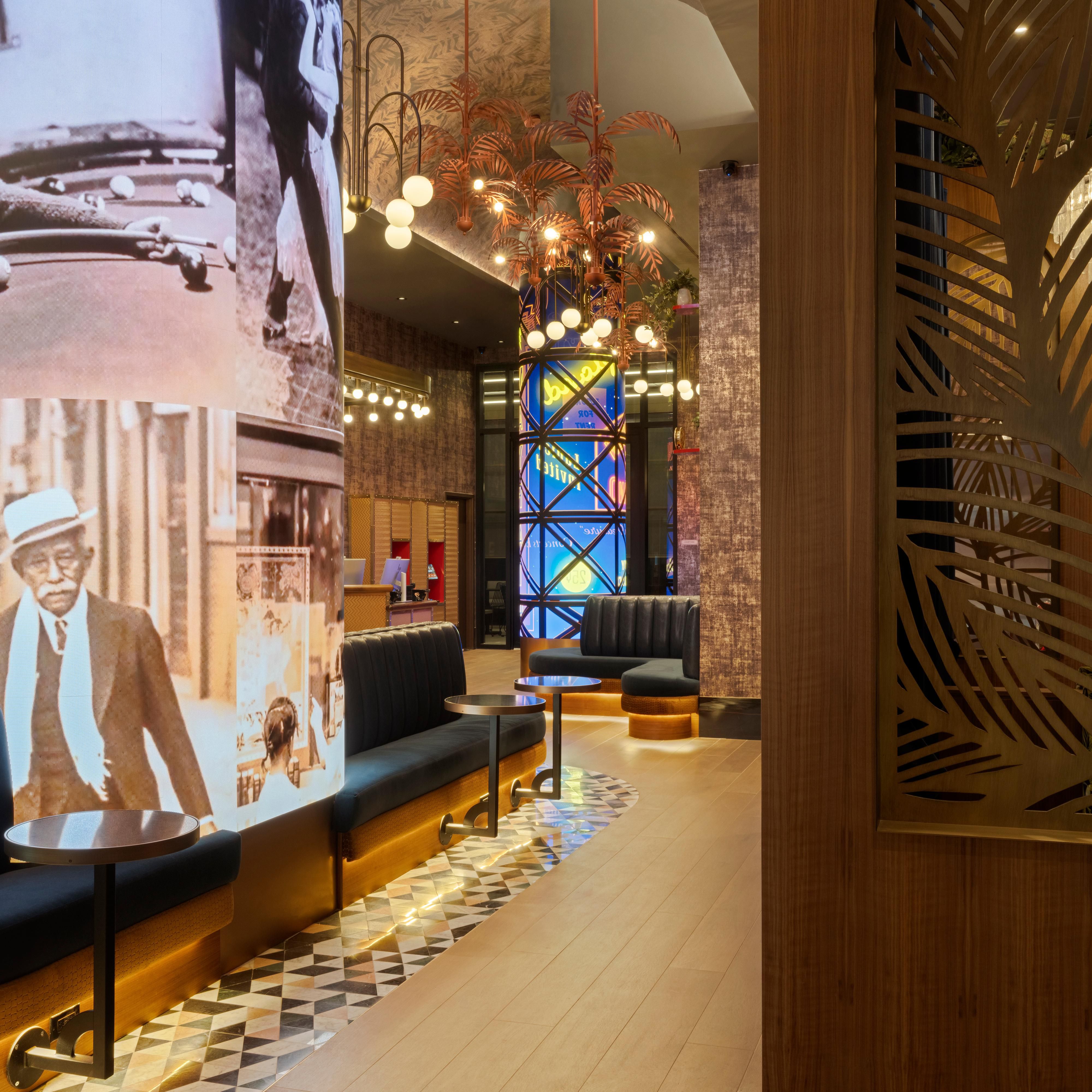 Hotel lobby