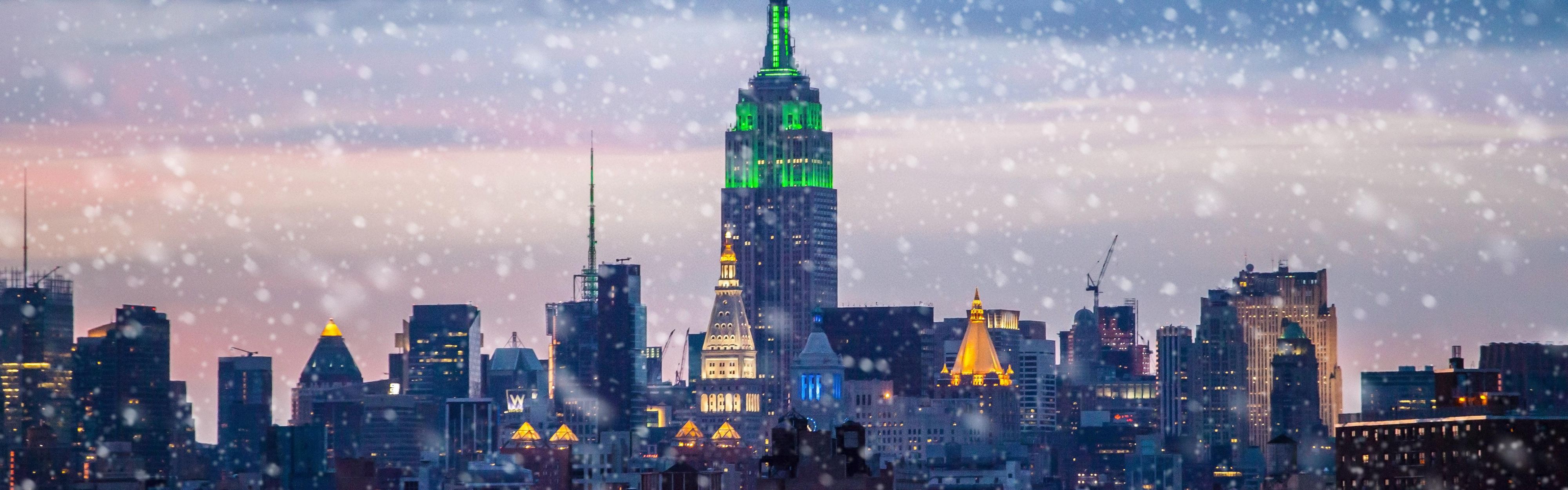 New York in the winter