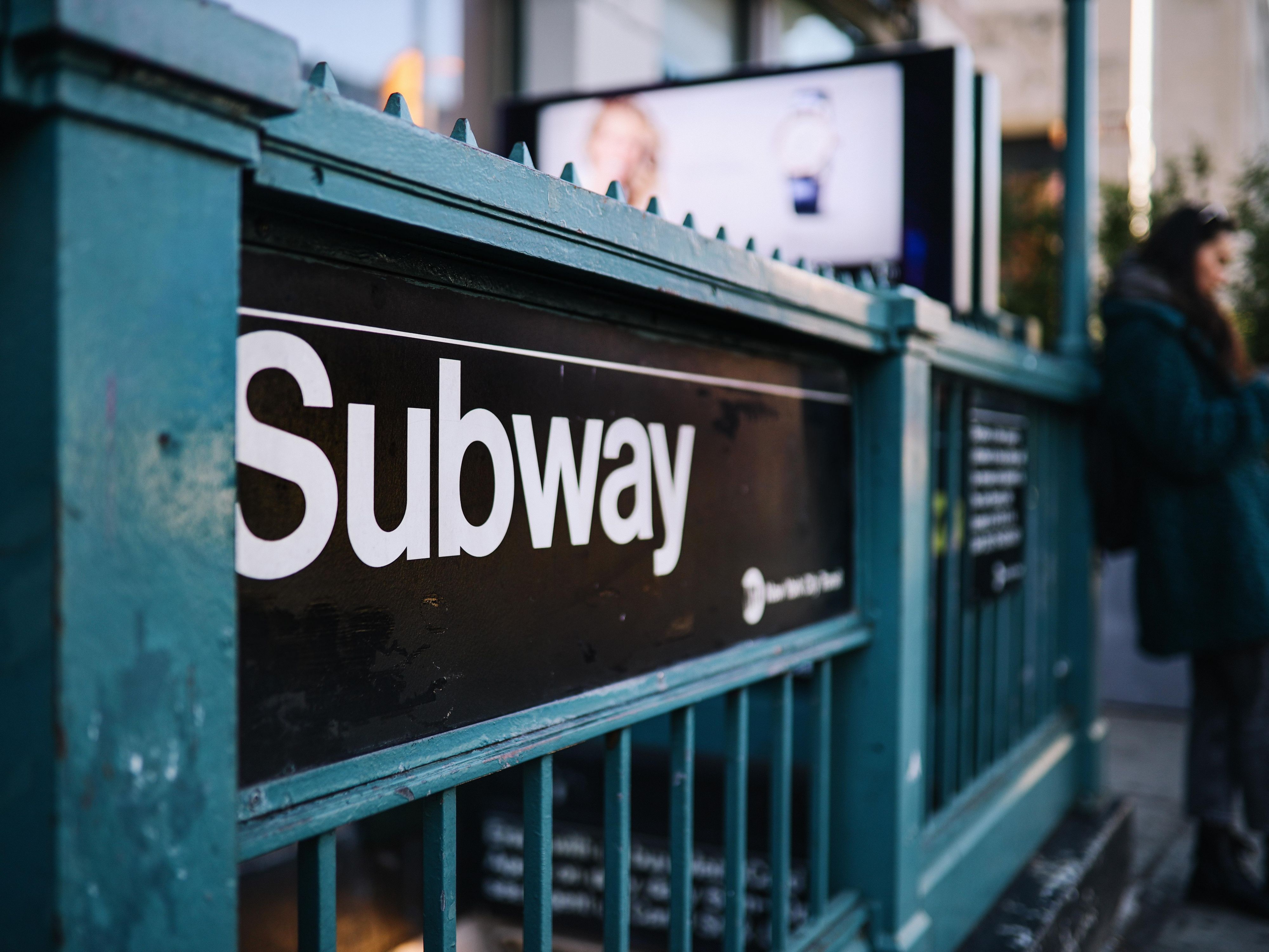 Subway sign