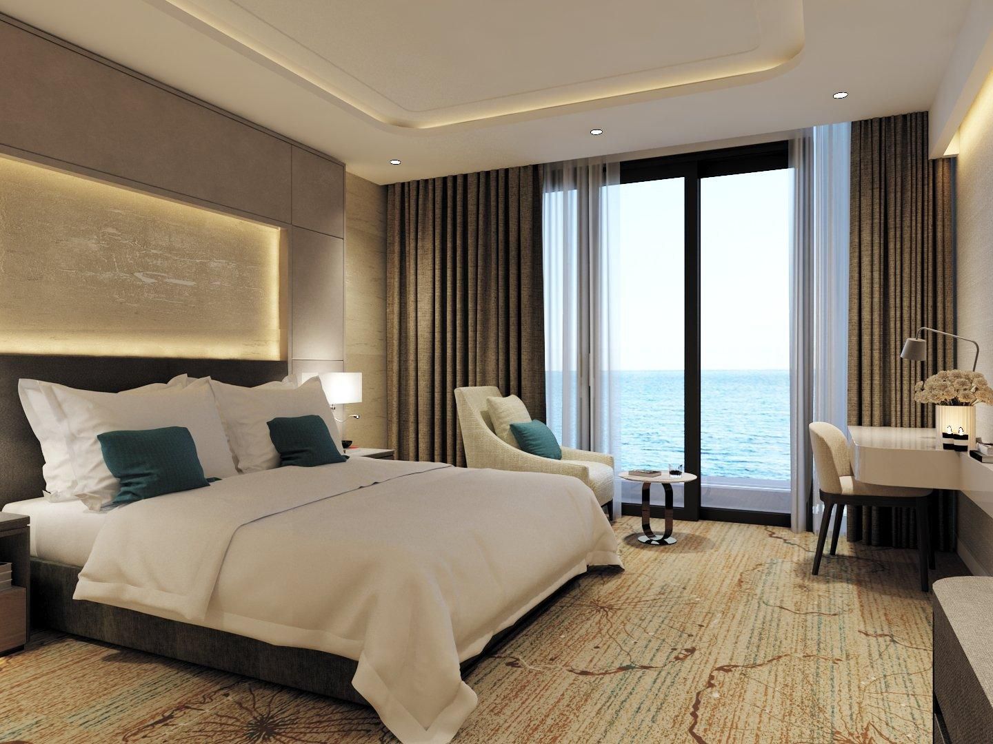 Relax in 250 modern rooms and suites, each offering a private balcony with ocean views. Families appreciate our spacious Family Rooms, while couples enjoy elegant Deluxe Rooms and Suites crafted for comfort, style, and a truly indulgent stay.