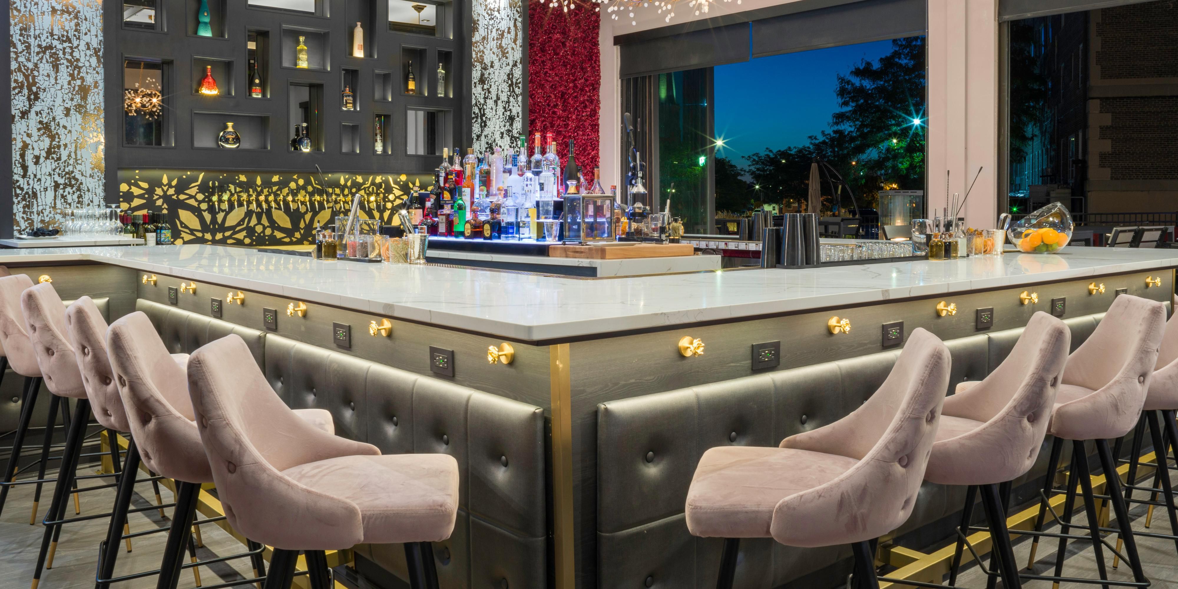 Enjoy dining and drinks at our sophisticated, chic restaurant and  bar, Sēvā. Start your day with breakfast and coffee and savor delicious International cuisine and handcrafted cocktails. Enjoy the secluded downtown vibe with access to our outdoor patio.  