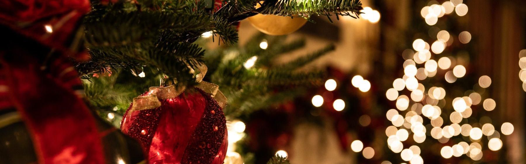 Decorated Christmas tree