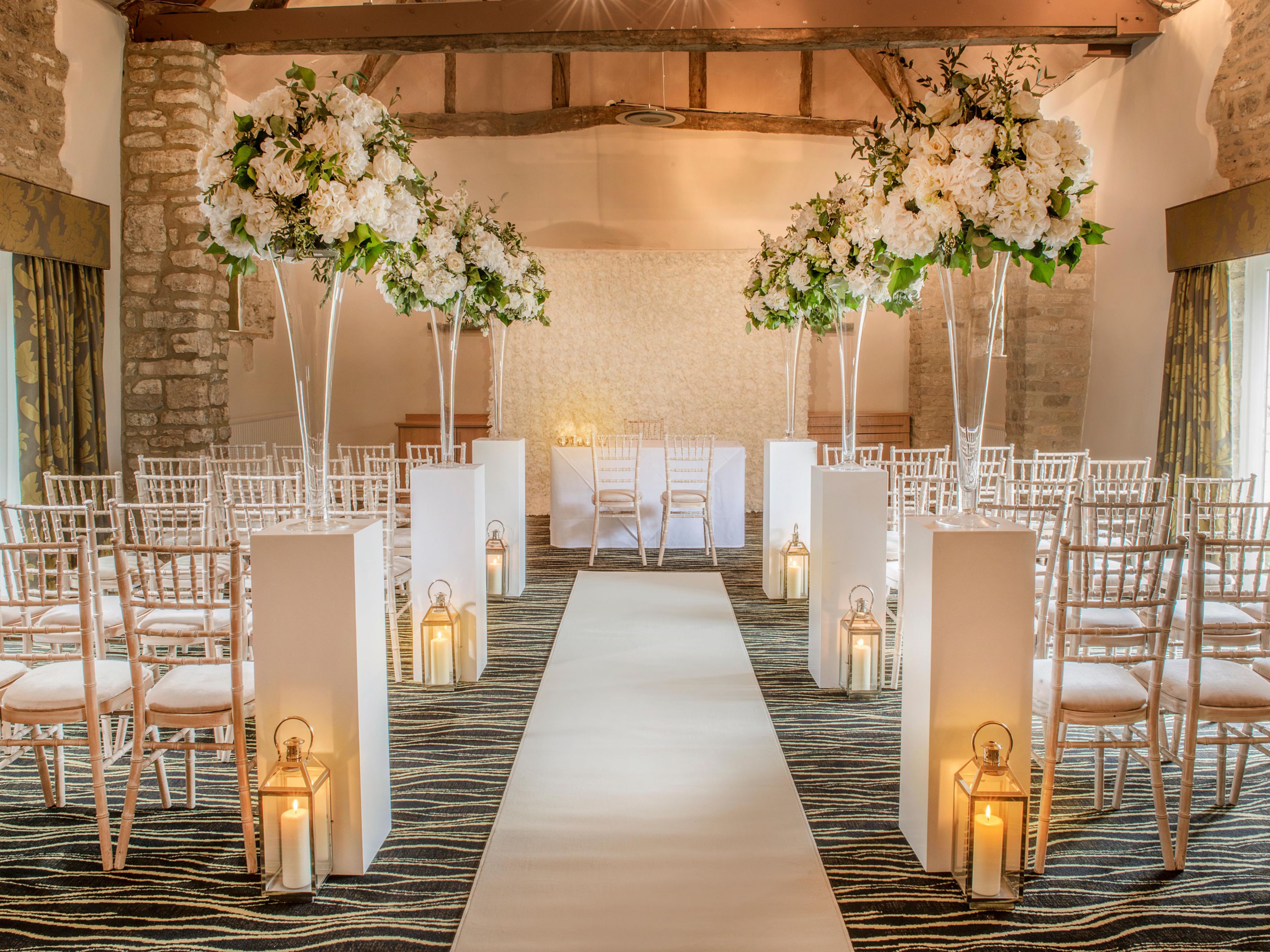 Wedding ceremony space