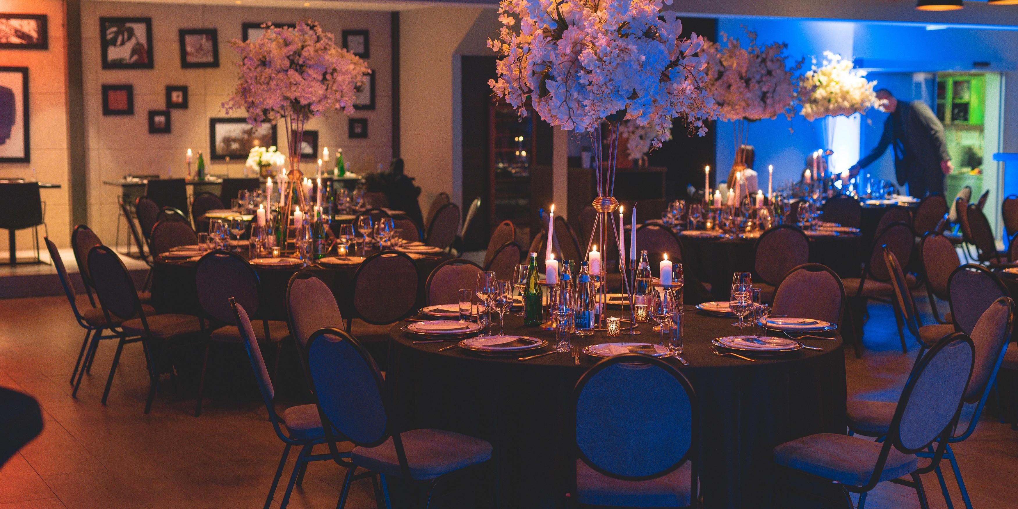 Three modernly designed conference rooms, high-tech equipment and specialist events team, make us your perfect choice for seminars, meetings and conferences. 
It doesn't stop there. Let us organize your corporate party, gala dinner or even your wedding! 