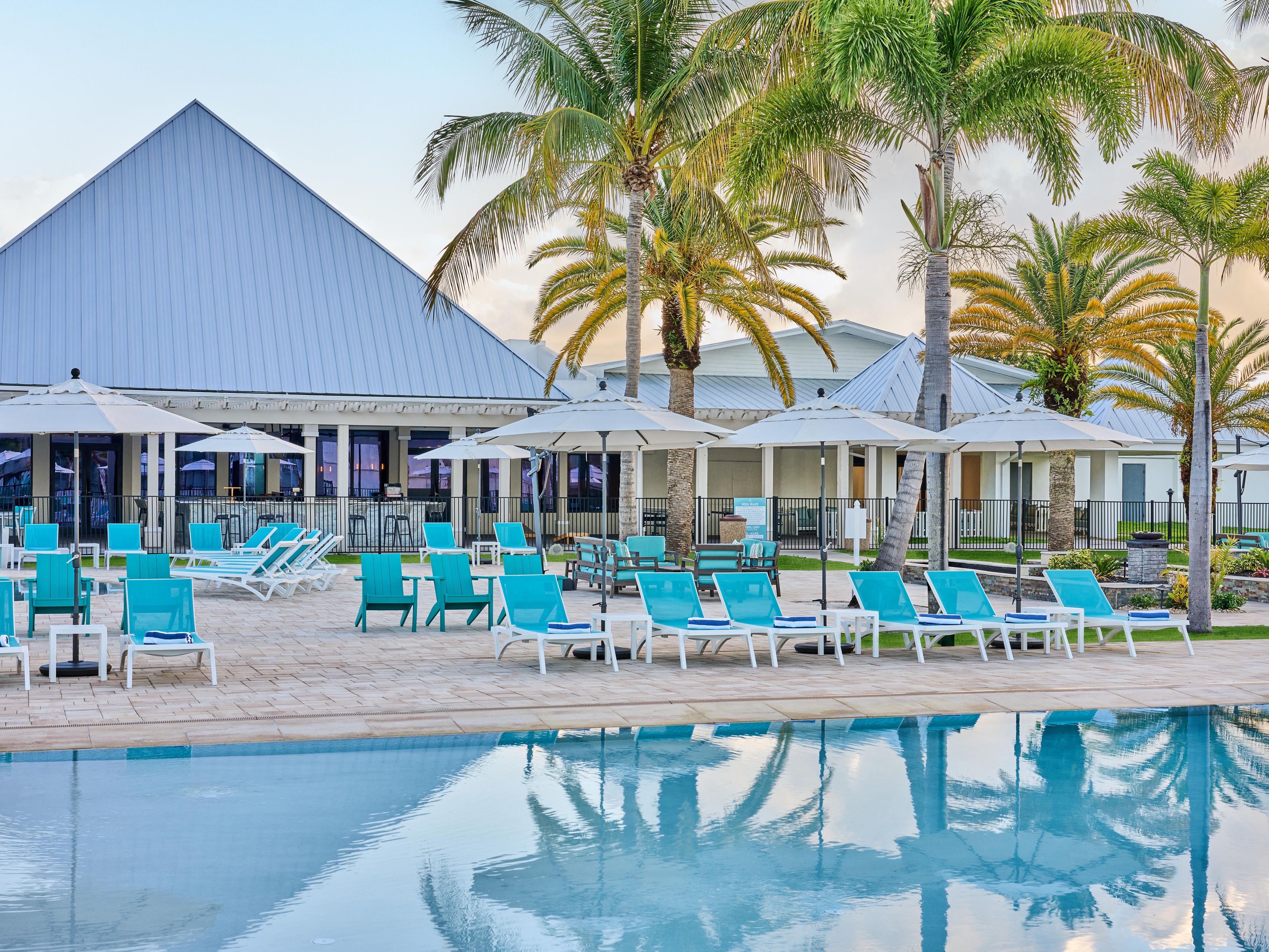 Dive into the perfect pool for every mood. Unwind in the adults-only infinity pool with stunning river views, splash into family fun at our lively main pool, or let the little ones play at the colorful kids’ pool. Whether you’re seeking serenity, excitement, or pure playtime, we’ve got a spot that suits your vibe.